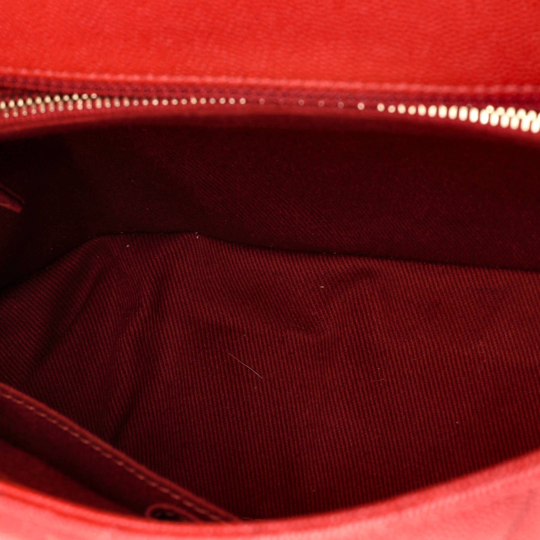 Coco Top Handle Bag Chevron Caviar Small