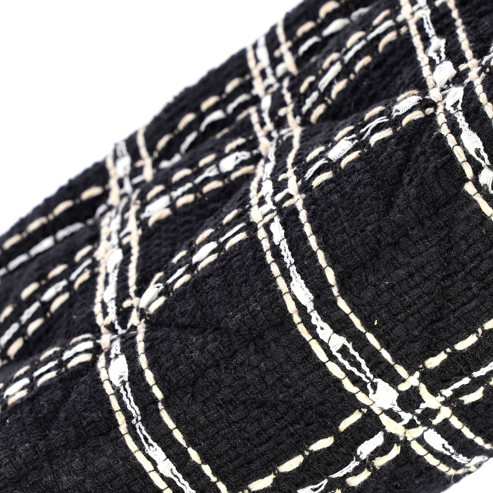 19 Flap Bag Quilted Tweed Medium