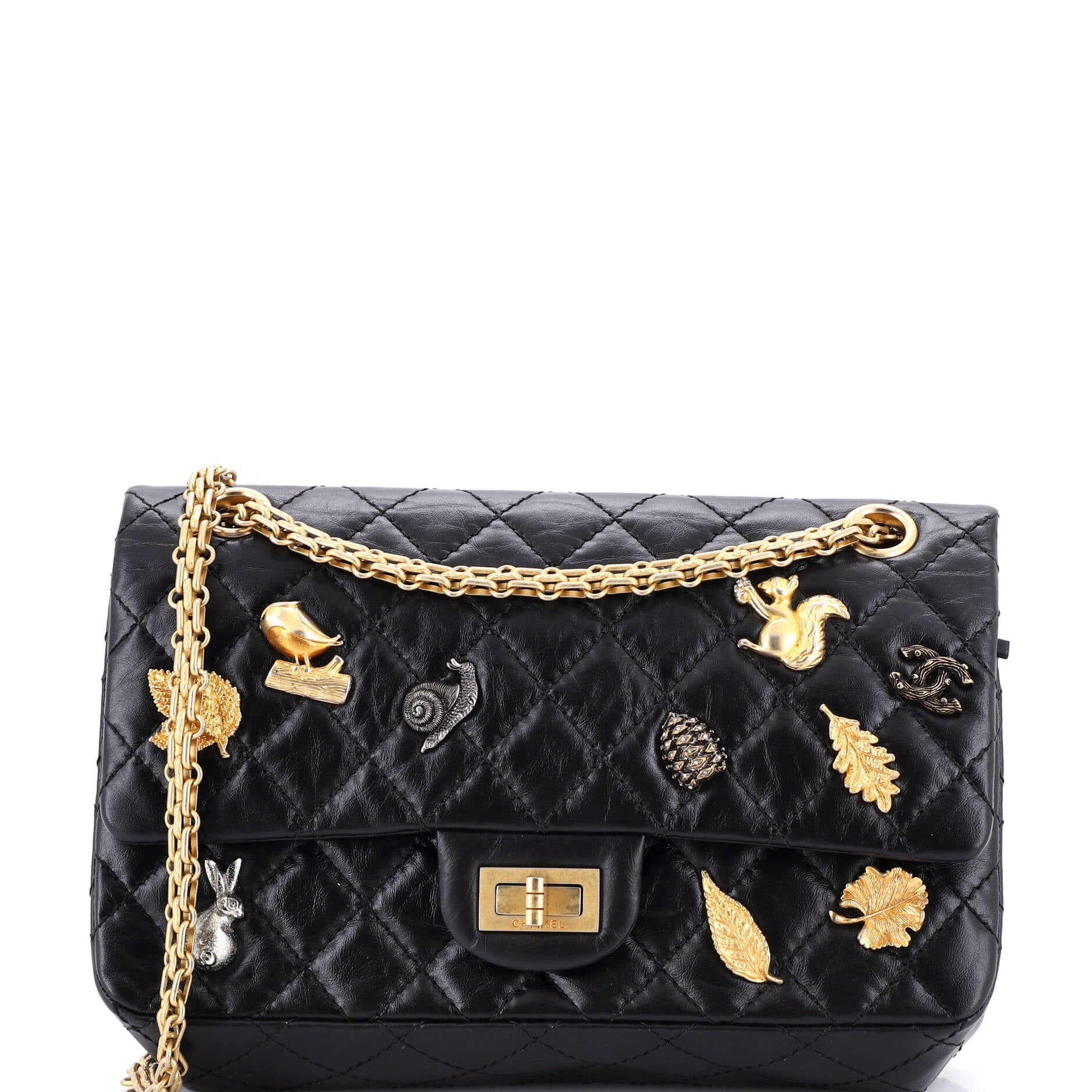 Lucky Charms Reissue 2.55 Flap Bag Quilted Aged Calfskin 225