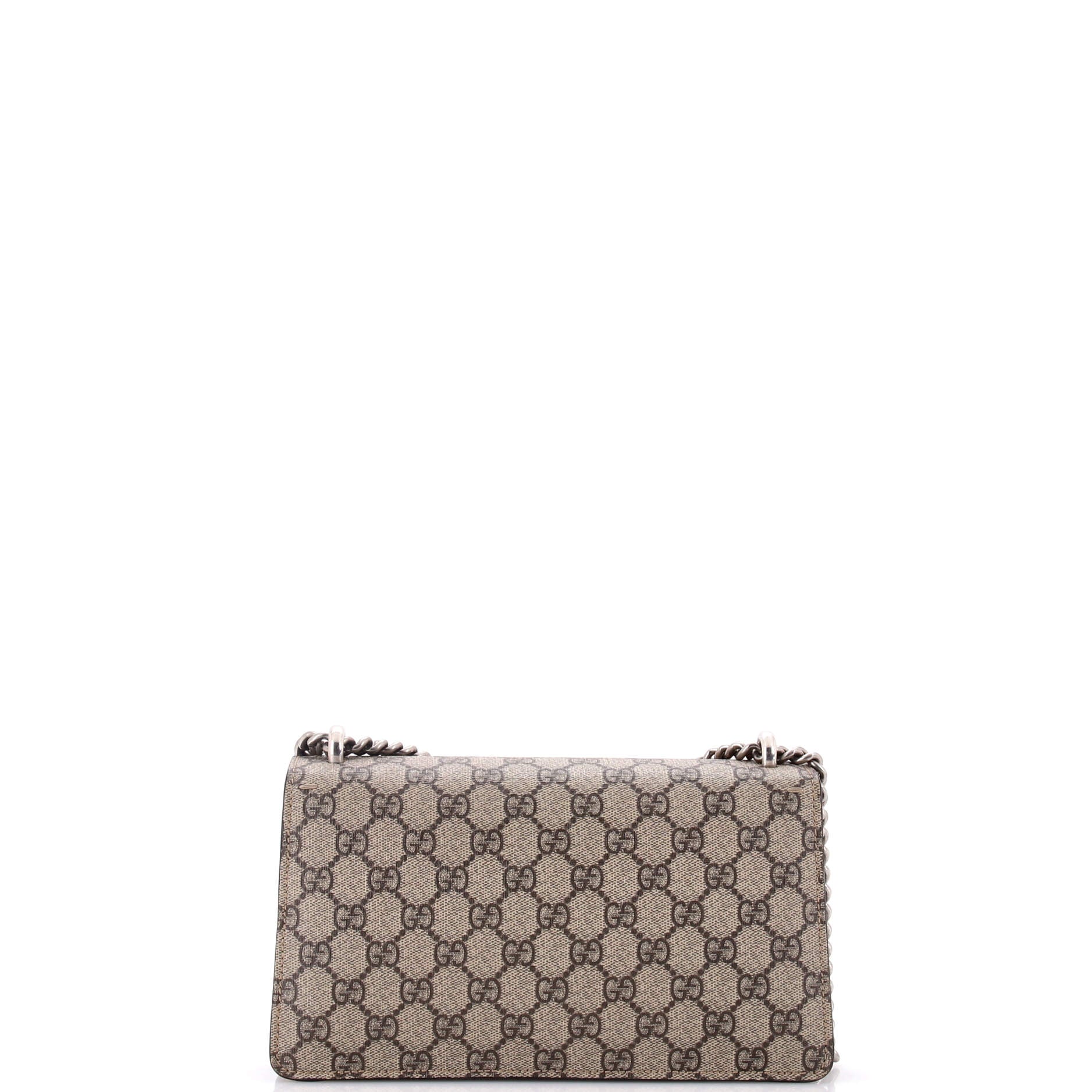 Dionysus Bag GG Coated Canvas with Crystal Embellished Metal Small