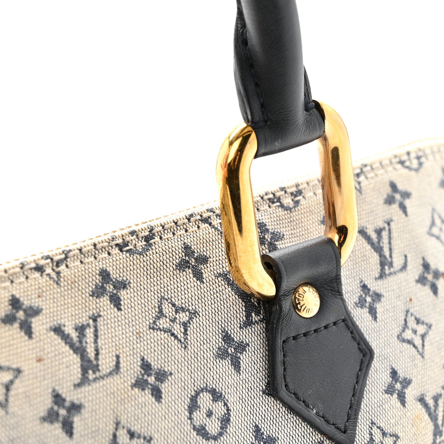 Mini Monogram Alma Long Blue