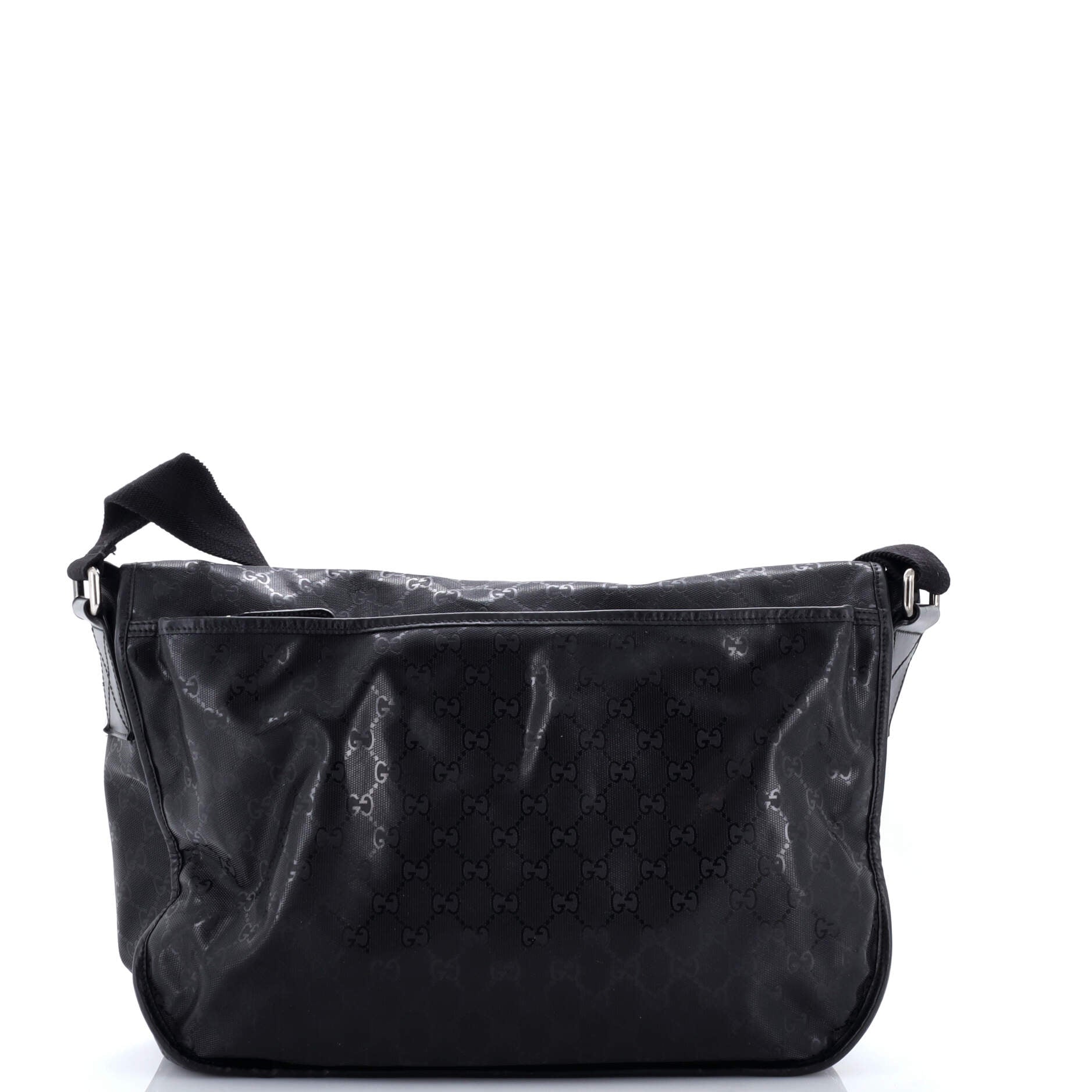 Double Buckle Messenger Bag GG Imprime Large