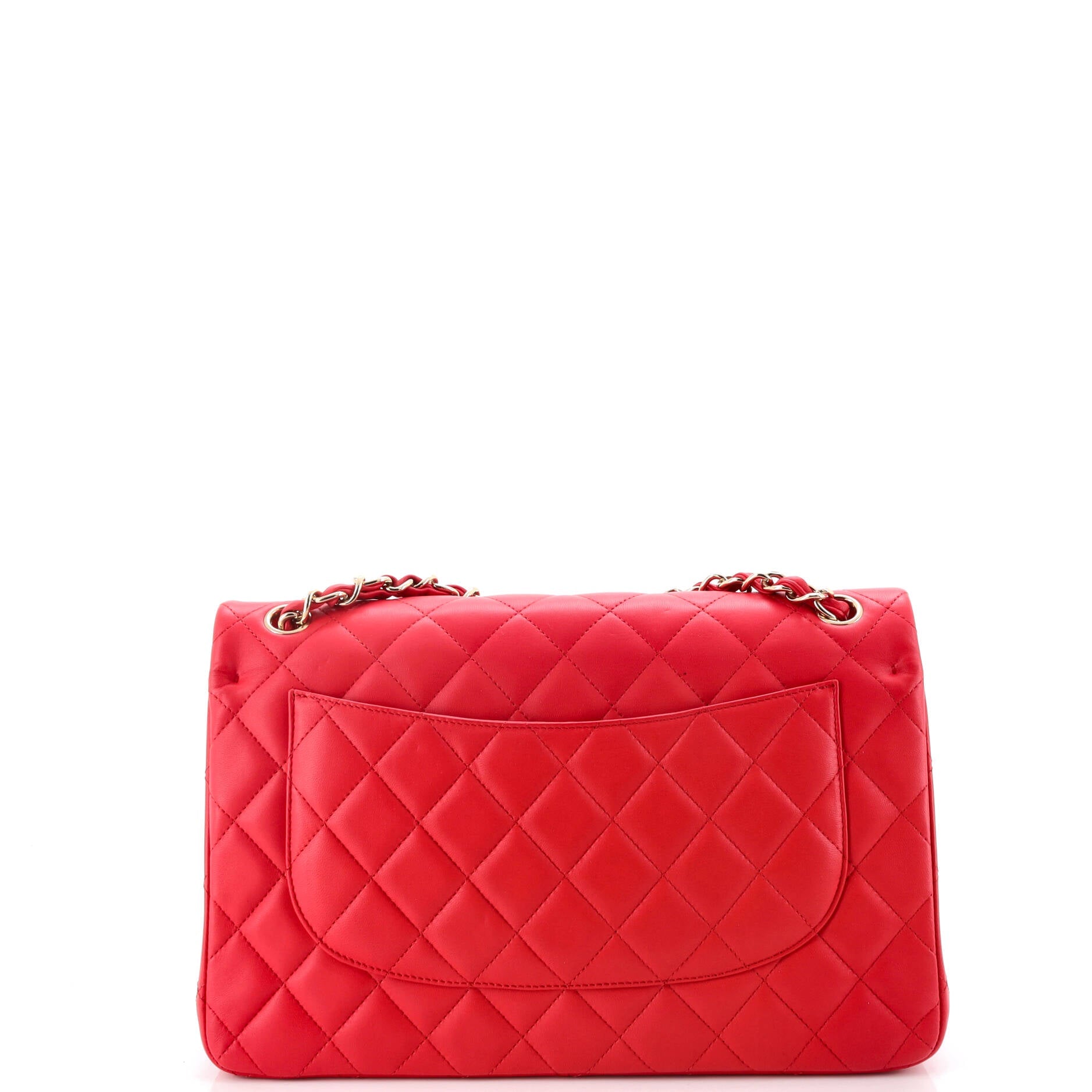 Classic Double Flap Bag Quilted Lambskin Jumbo