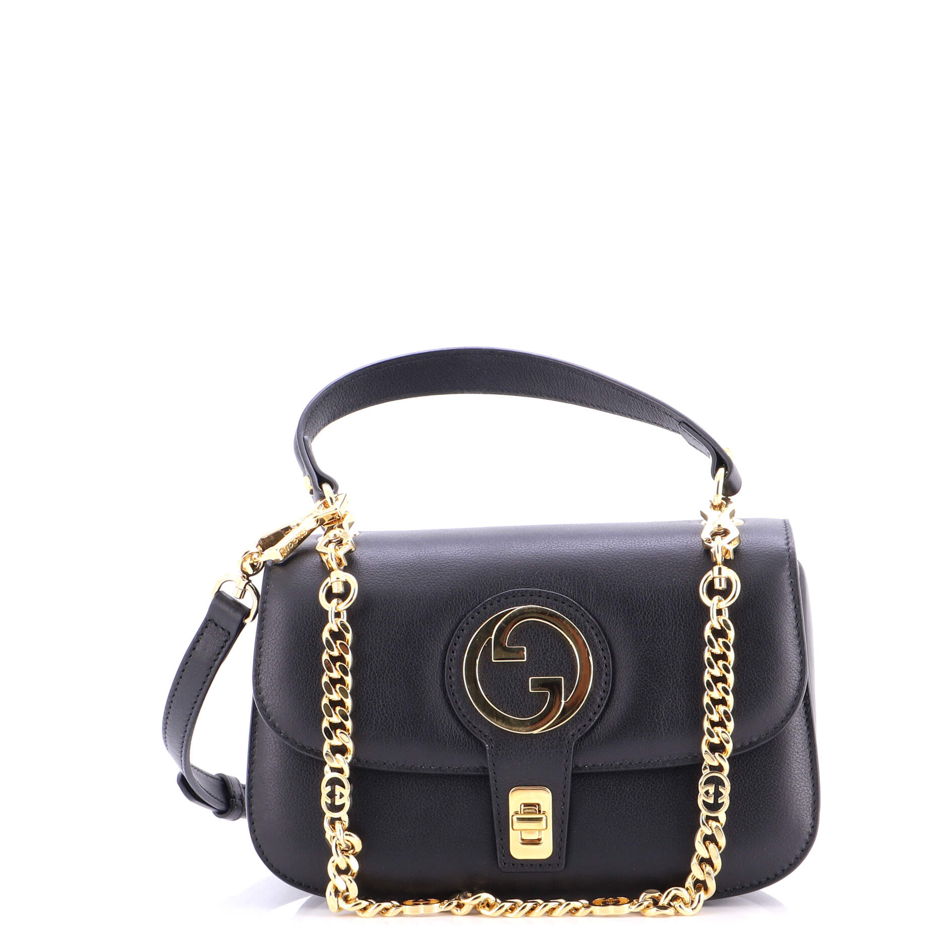 Blondie NM Chain Top Handle Bag Leather Small