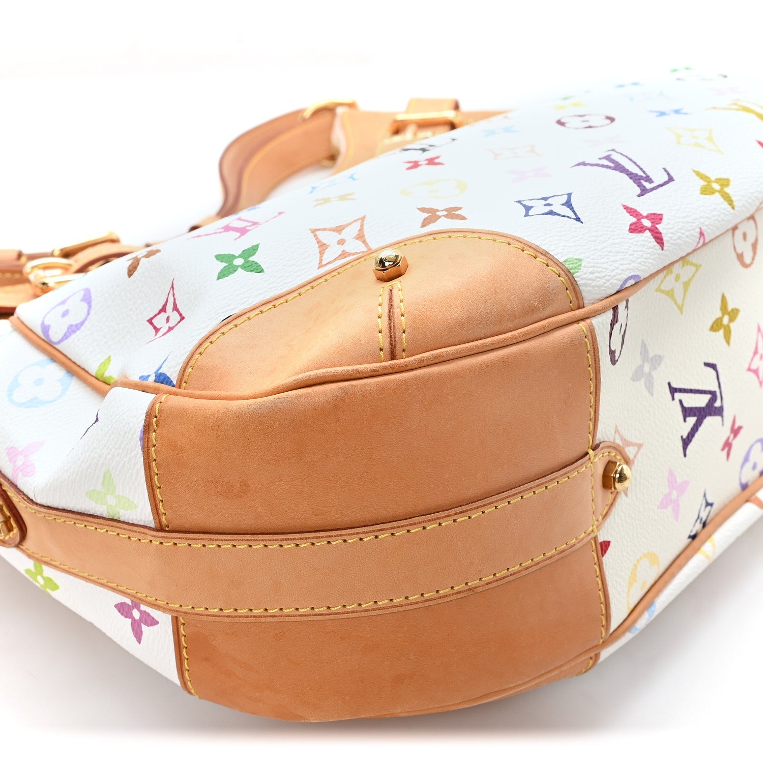 Monogram Multicolor Greta White
