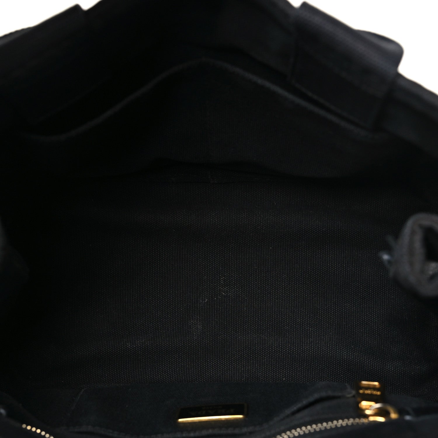 Denim Canapa Logo Tote Black