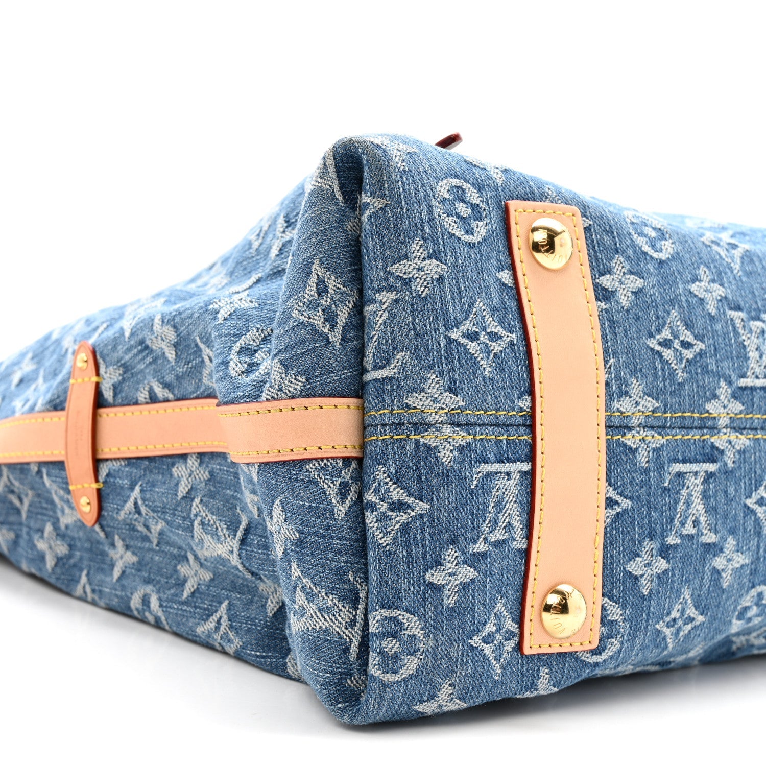 Monogram Denim CarryAll MM Blue