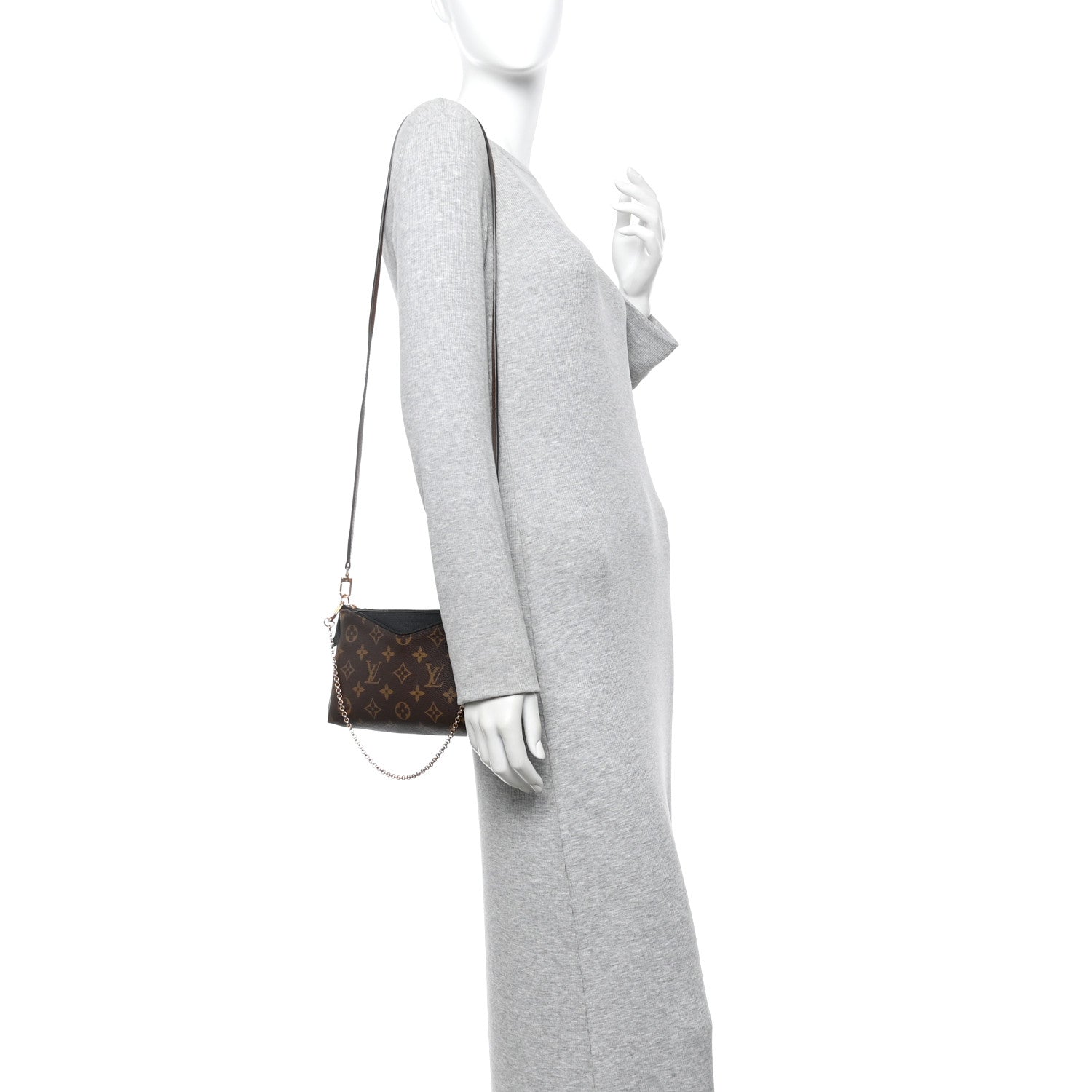 Monogram Pallas Clutch Black