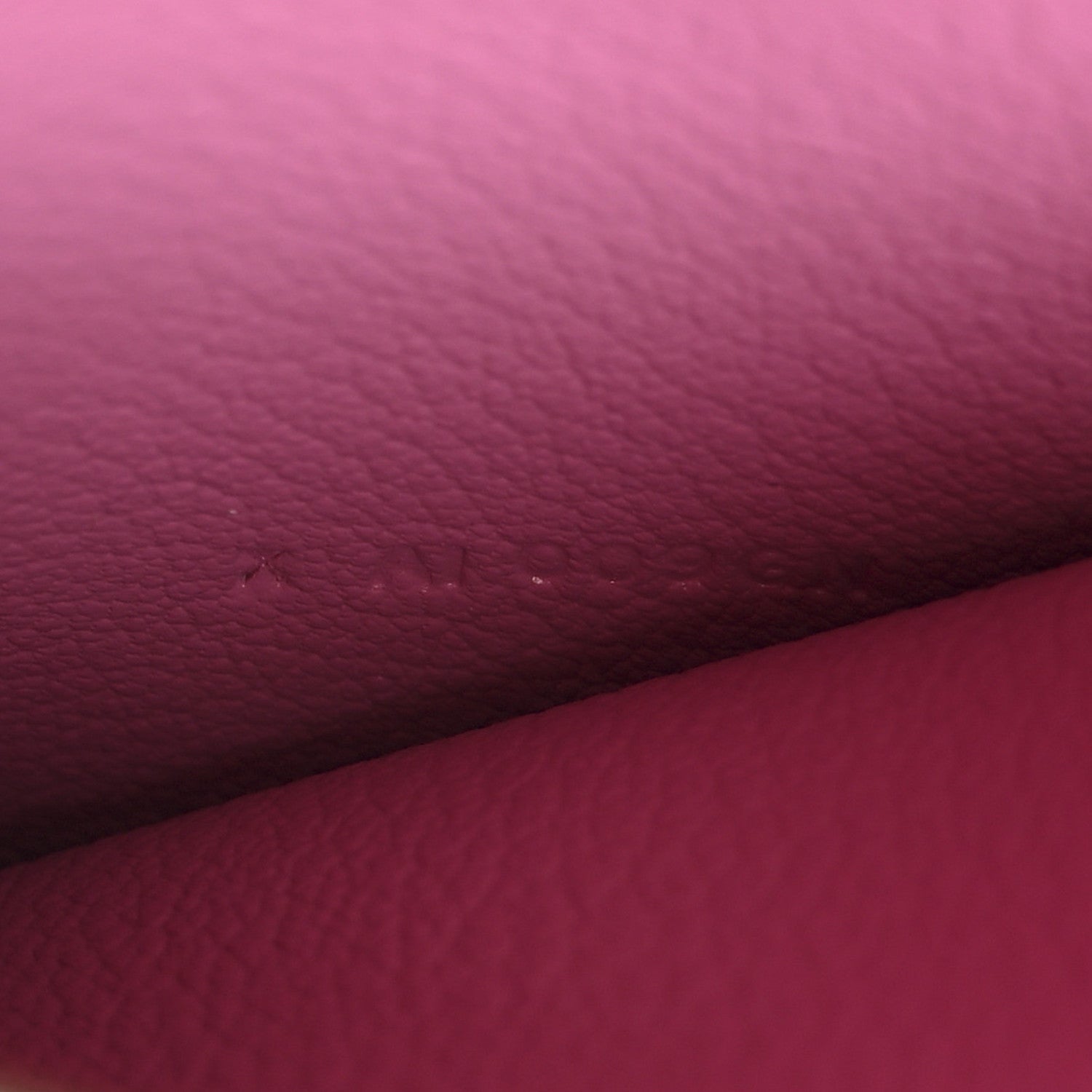 Ostrich Bearn Compact Wallet Fuchsia