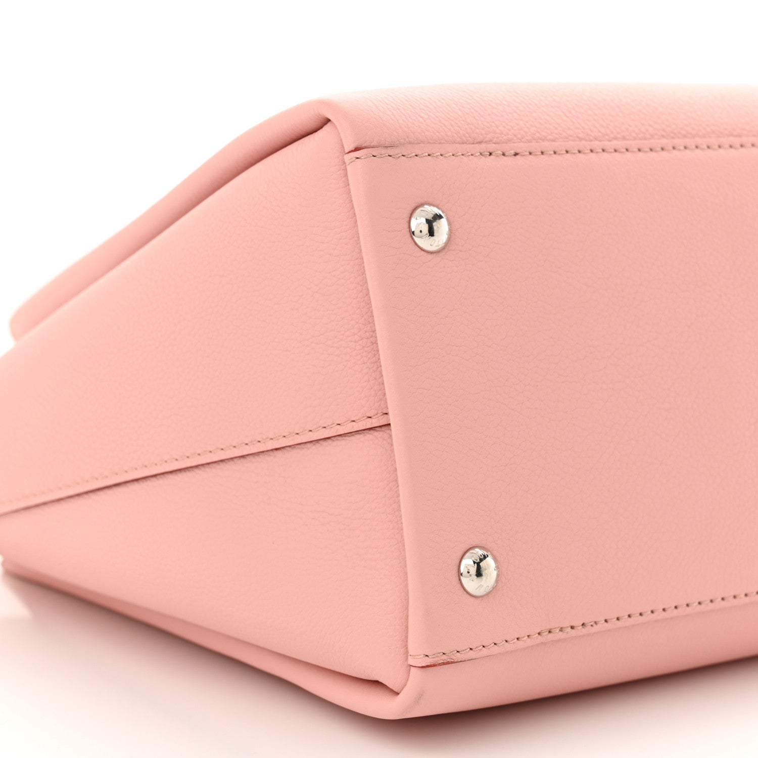 Calfskin Lockmeto Rose Poudre