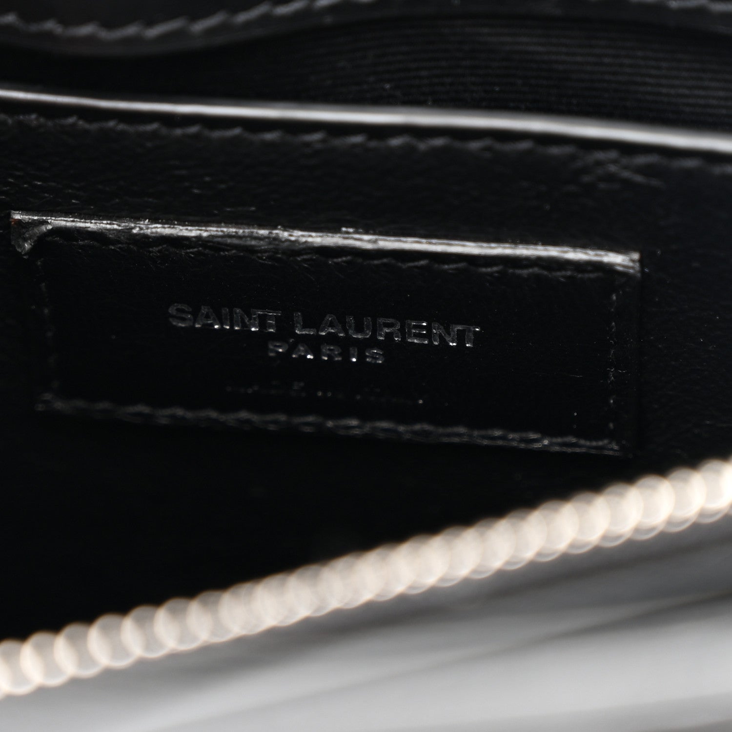 Calfskin Y Quilted Monogram Small Loulou Chain Satchel Black
