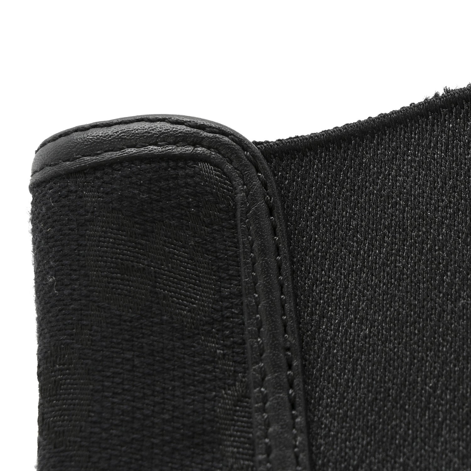 Canvas Calfskin GG Supreme Ankle Boots 39 Black