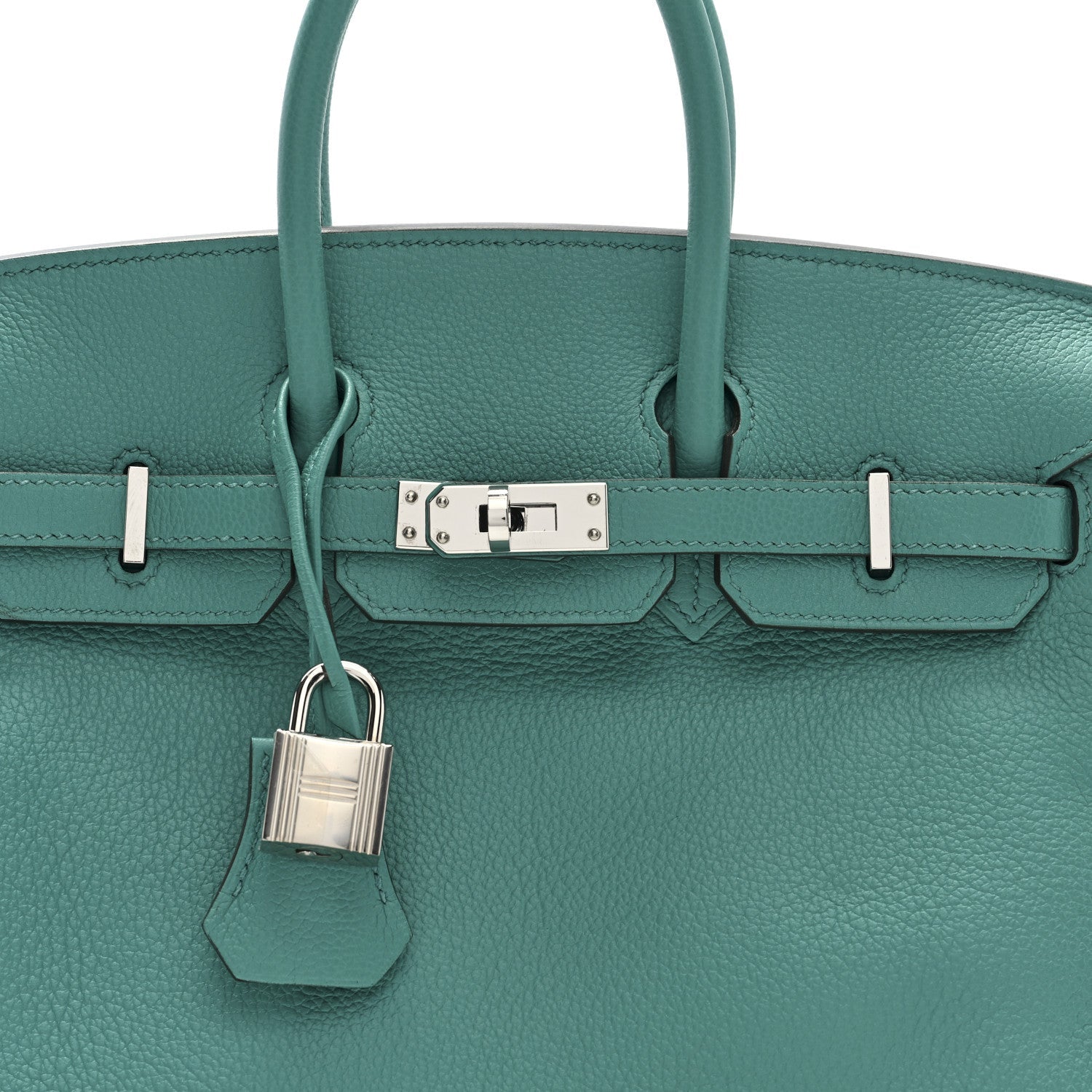 Taurillon Novillo Verso Birkin 25 Vert Verone Rose Lipstick