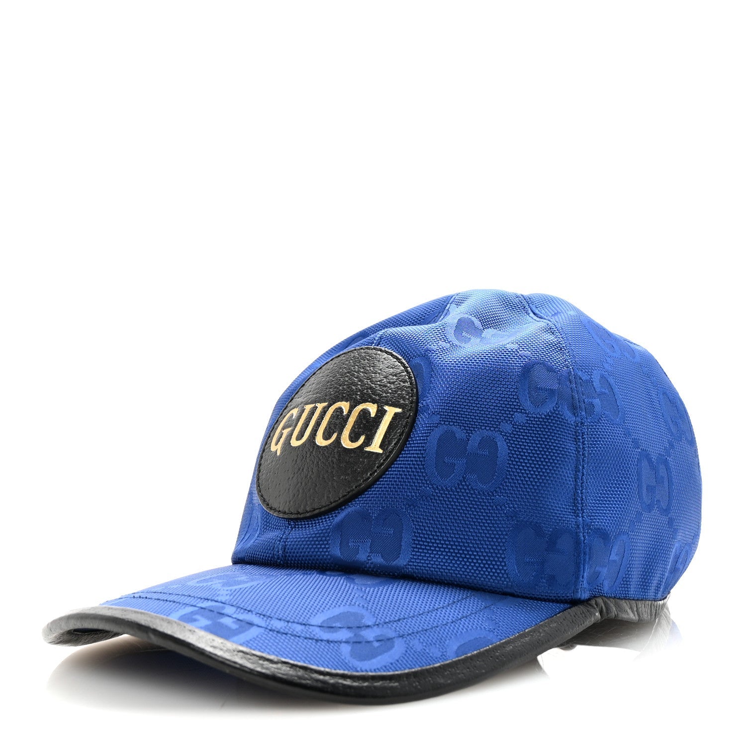 Econyl Nylon Monogram Off The Grid Baseball Hat M Orient Blue Black