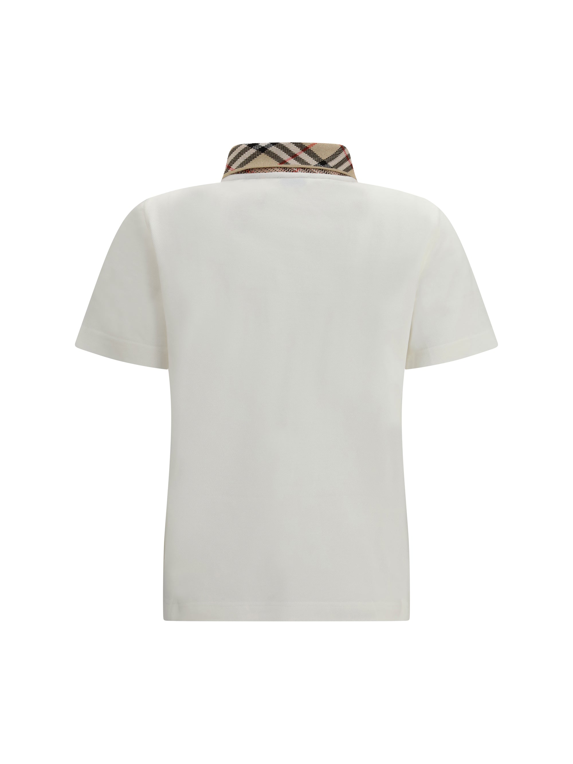 check cotton polo shirt