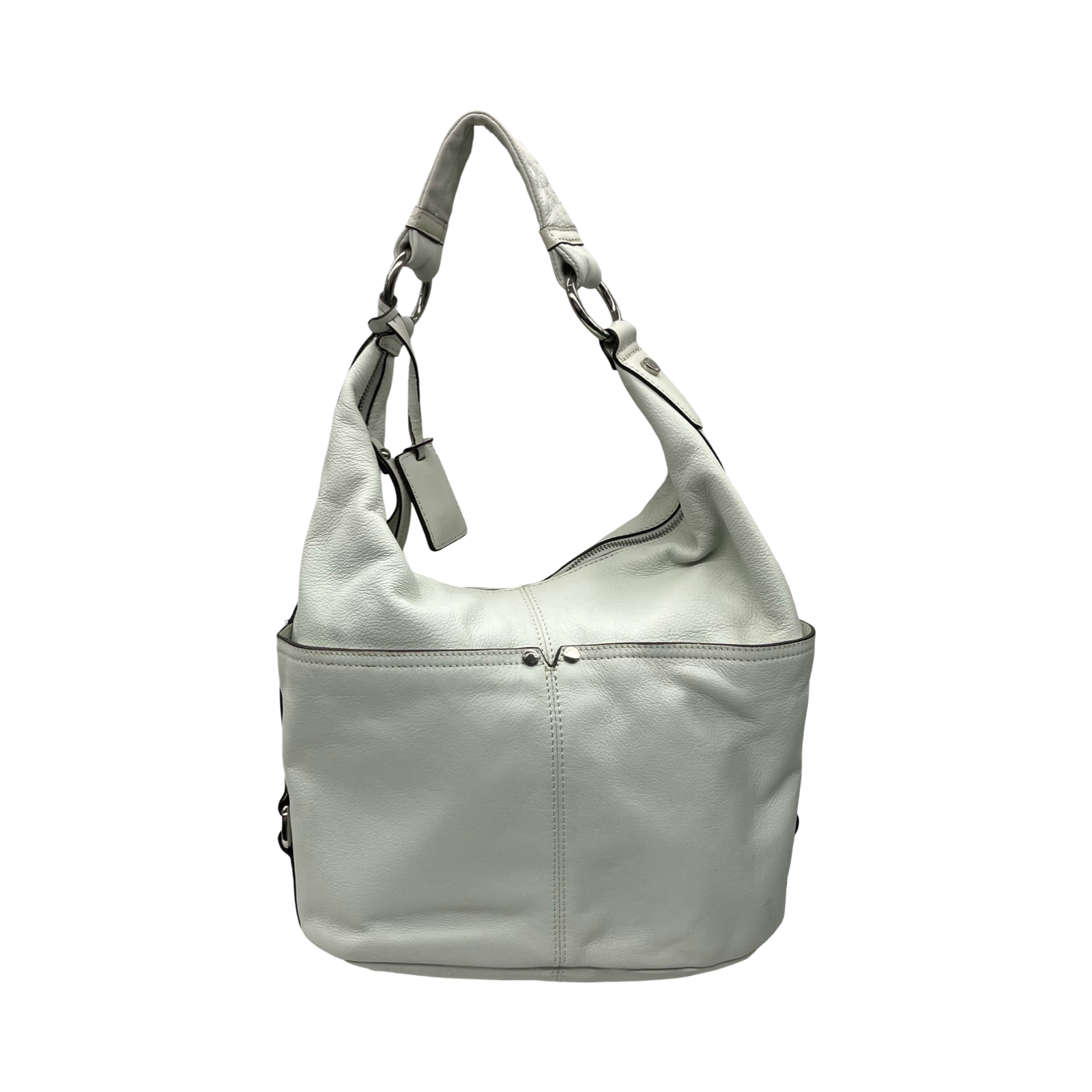 Handbag Leather By Tignanello  Purses In Green, Size:Medium