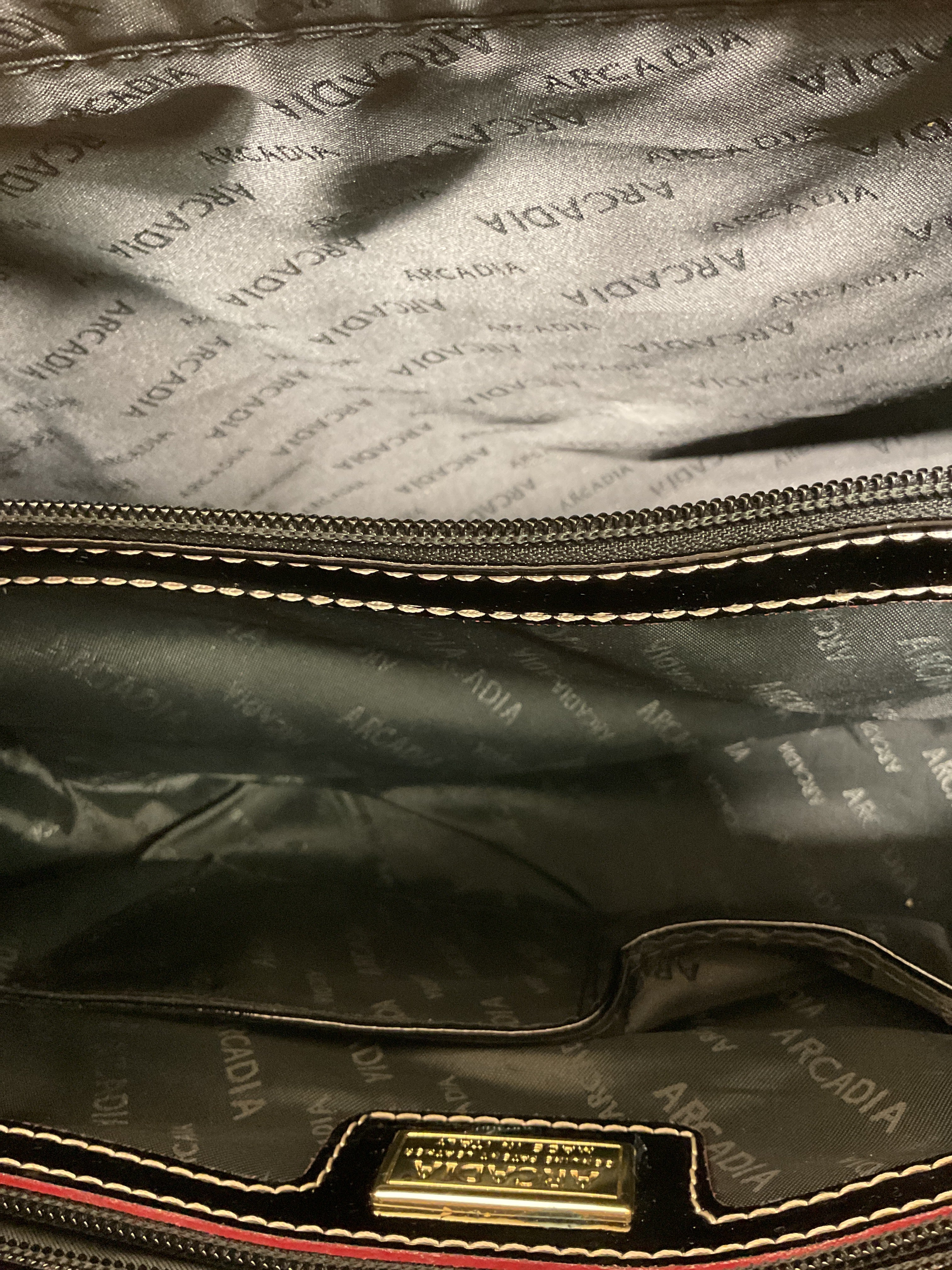 Handbag By Cmb In Black & Brown, Size:Large