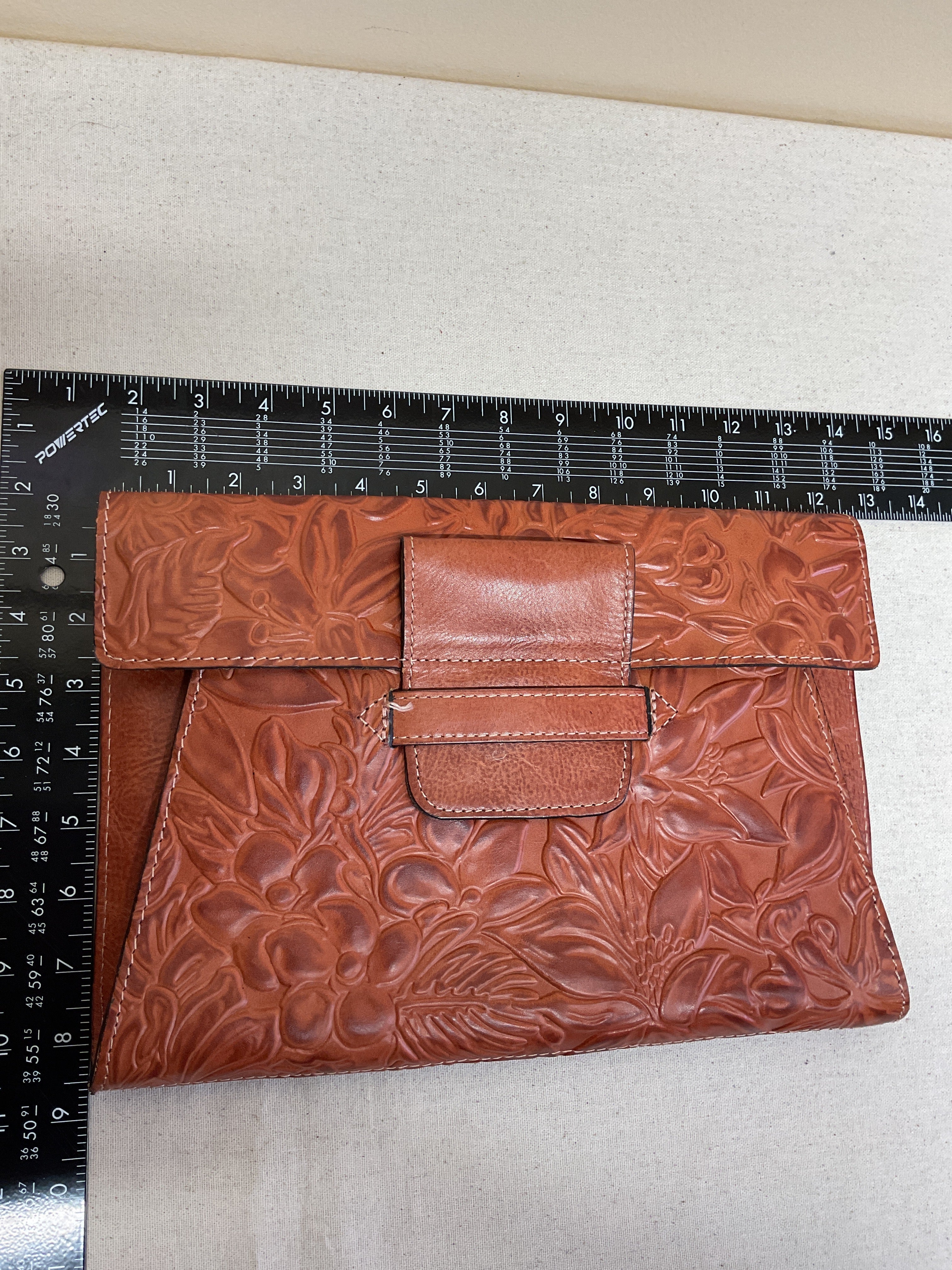 Clutch Designer By Patricia Nash In Orange, Size:Large