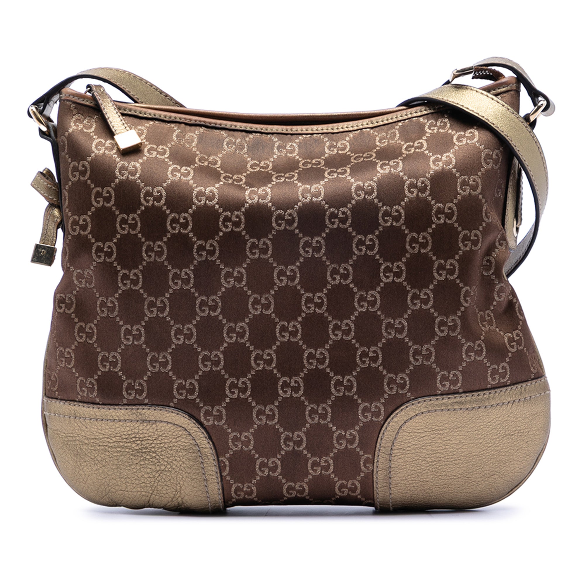 Bree Hobo GG Canvas with Leather Large