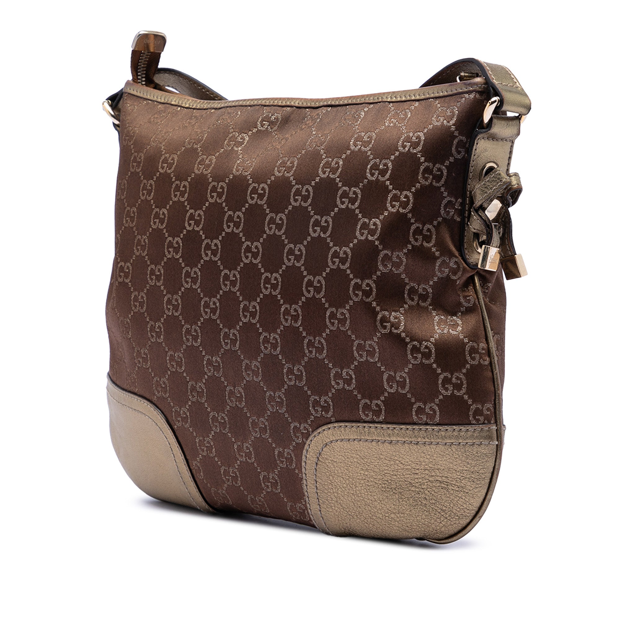 Bree Hobo GG Canvas with Leather Large