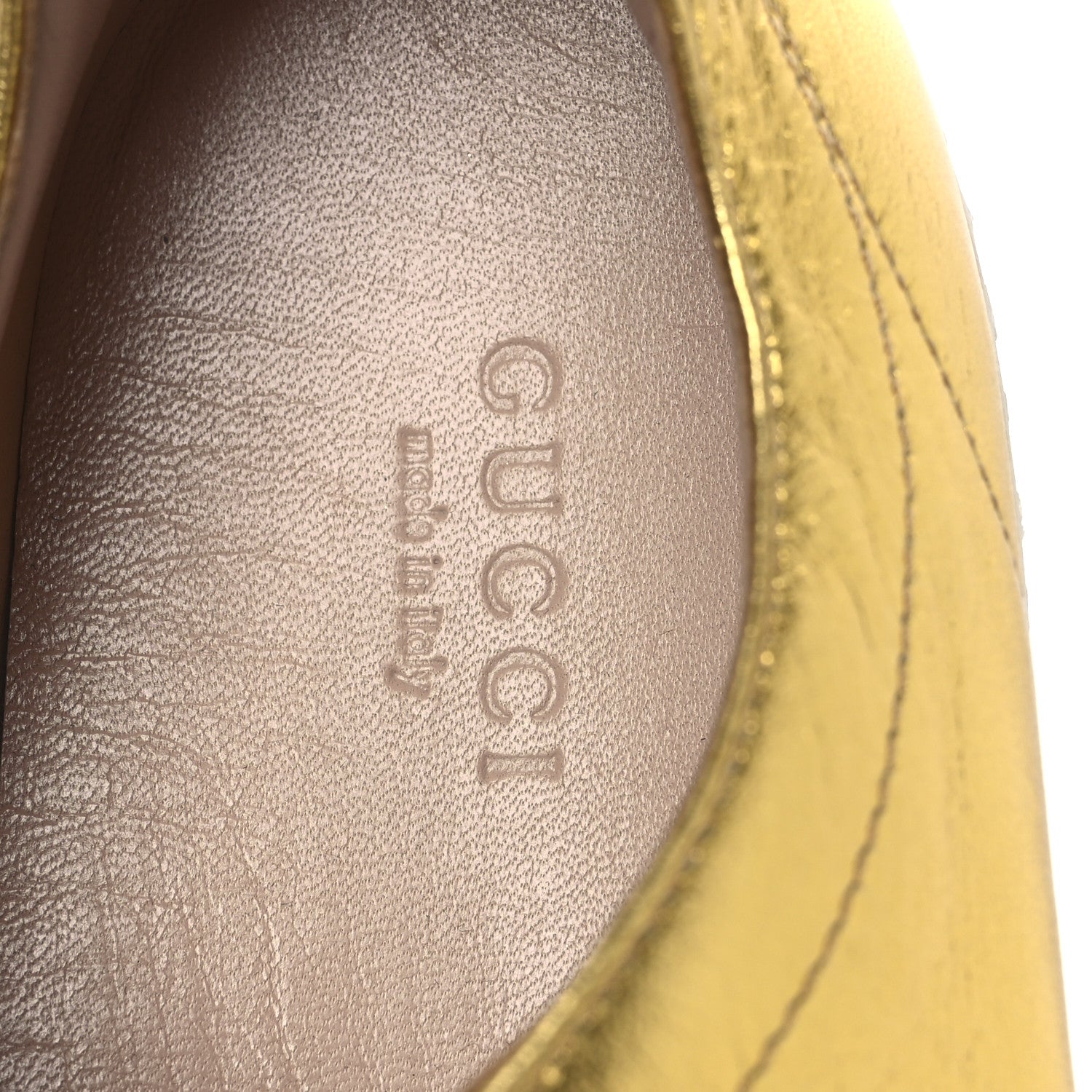 Metallic Nappa Peggy Platform Sneakers 40 Oro Vecchio