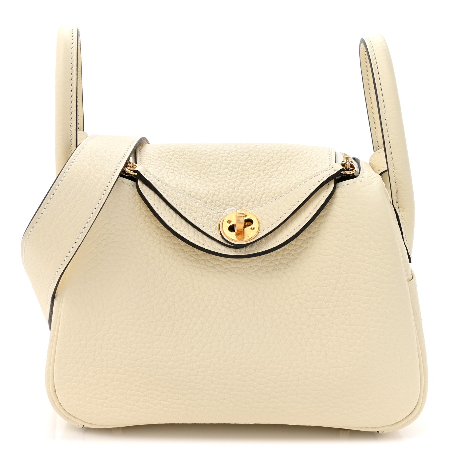 Taurillon Clemence Mini Lindy 20 So Cream