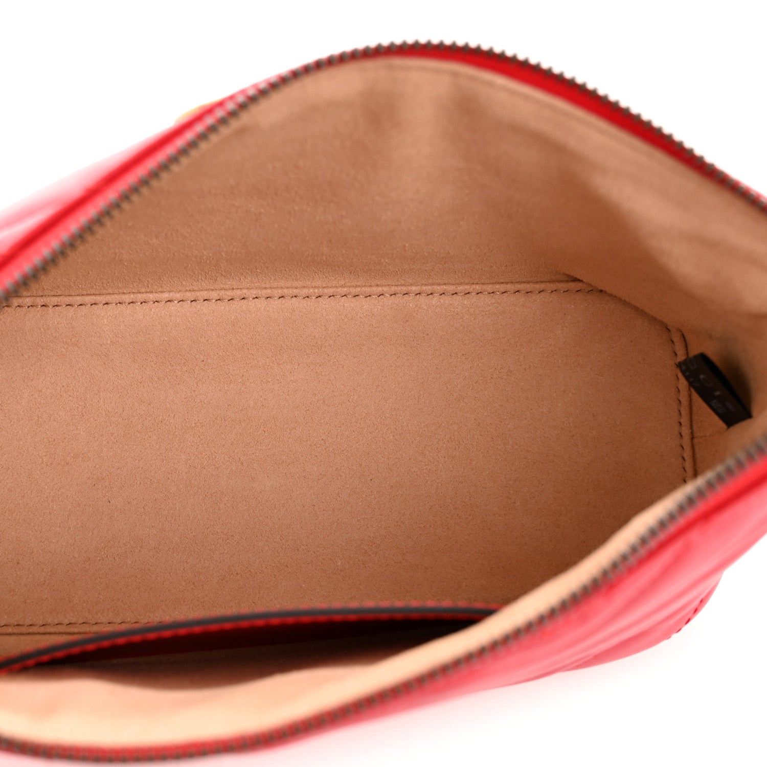 Calfskin Matelasse Chevron GG Marmont Sling Shoulder Bag Rosso