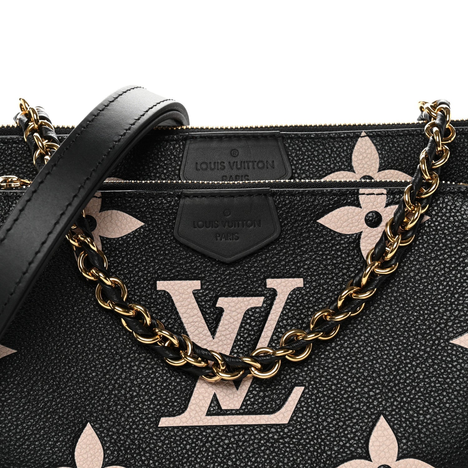 Empreinte Monogram Giant Multi Pochette Accessories Black Beige