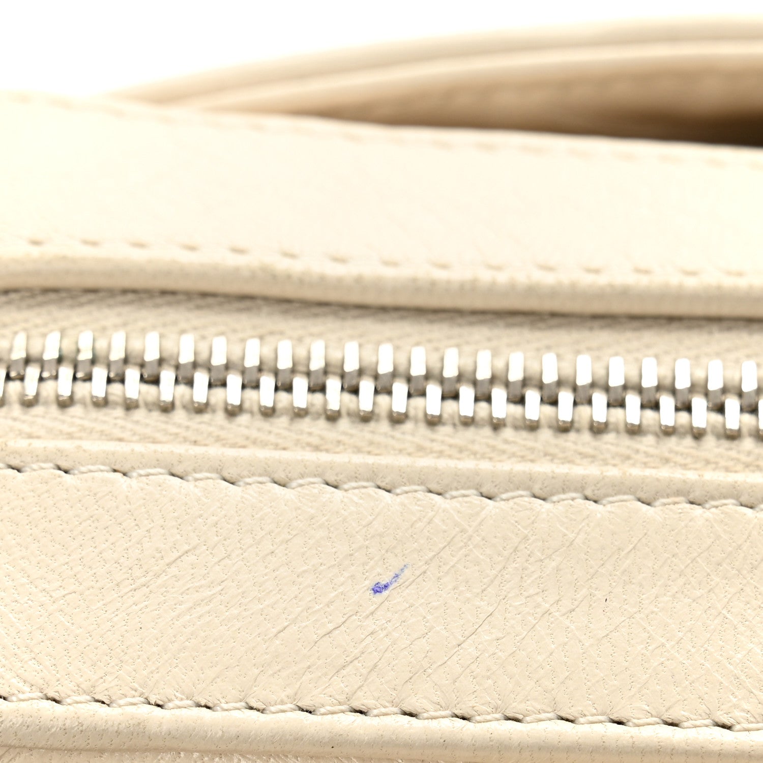 Lambskin LAX East West Shoulder Bag Ivory