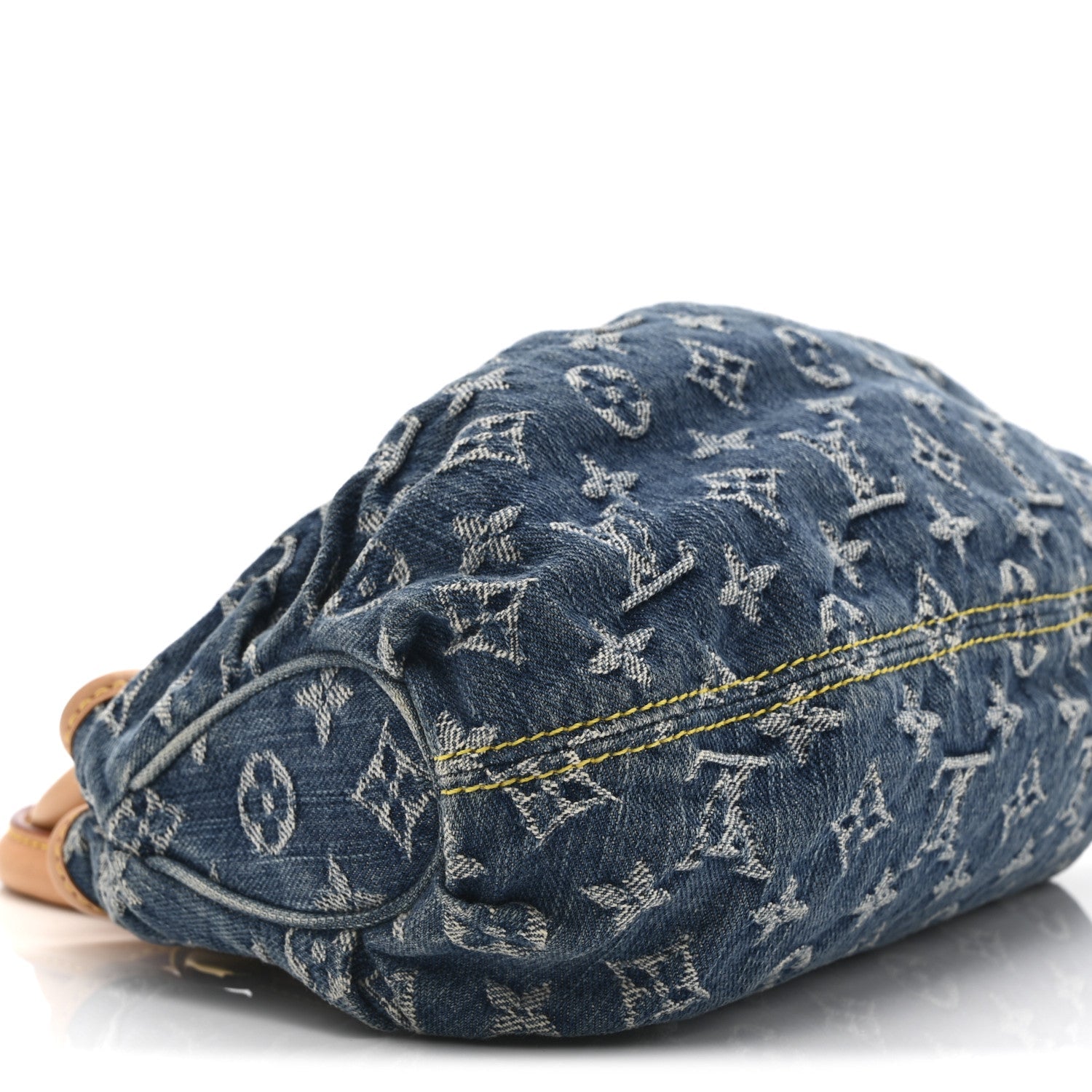 Monogram Denim Pleaty  Blue