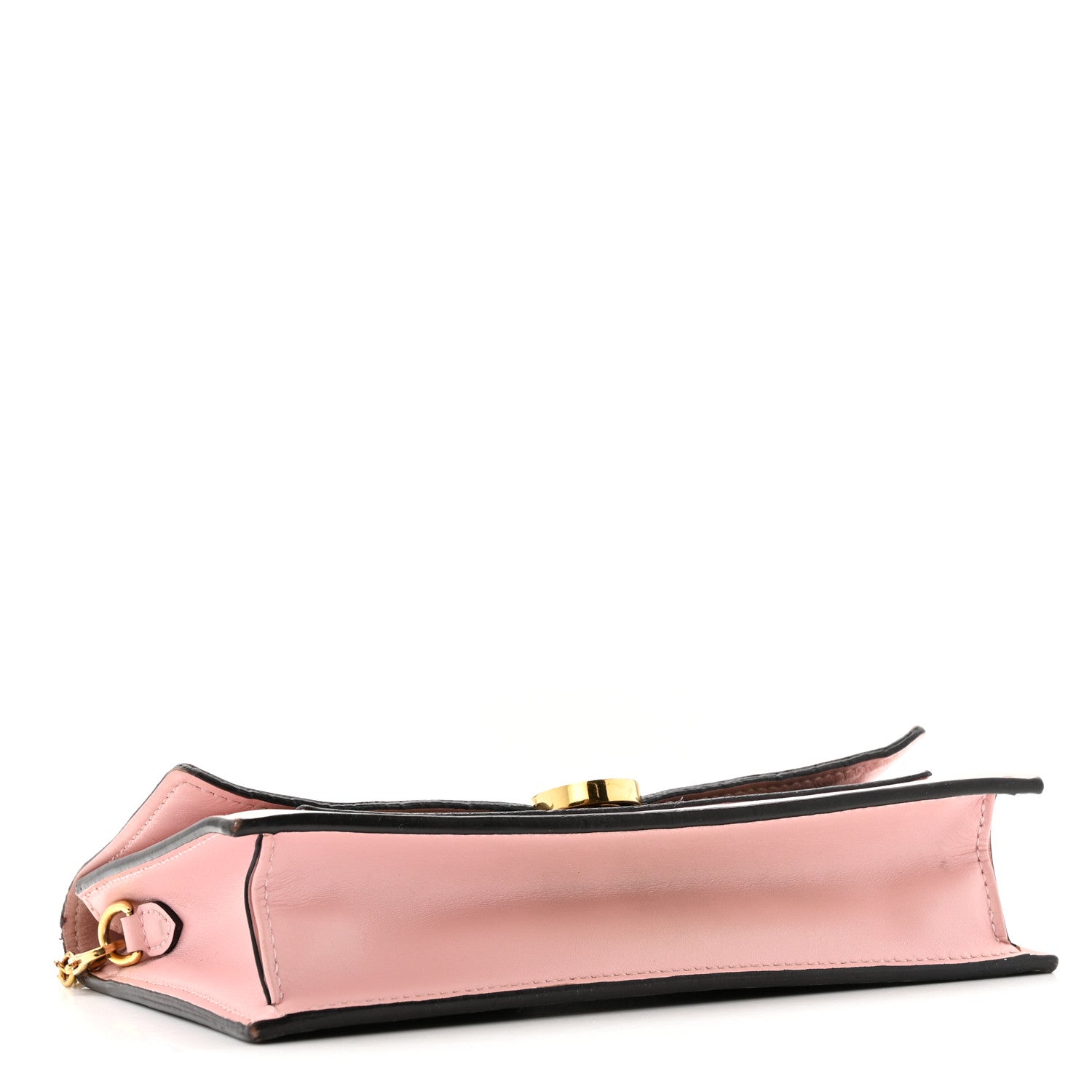 Monogram Flore Chain Wallet Rose Ballerine