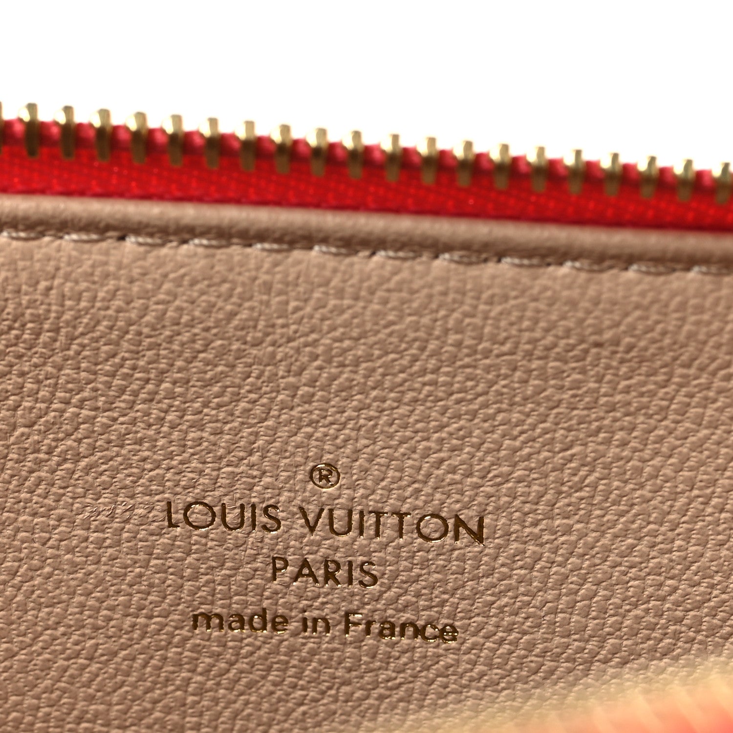 Lambskin Embossed Monogram Coussin PM Coral