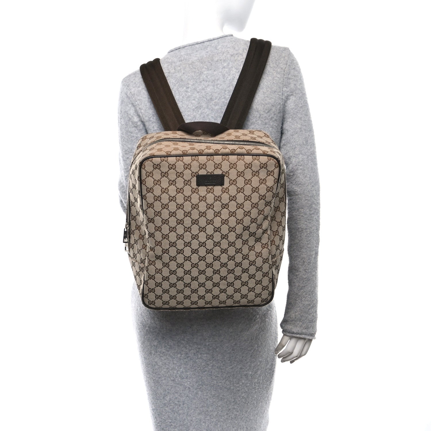 Monogram Travel Backpack Dark Brown