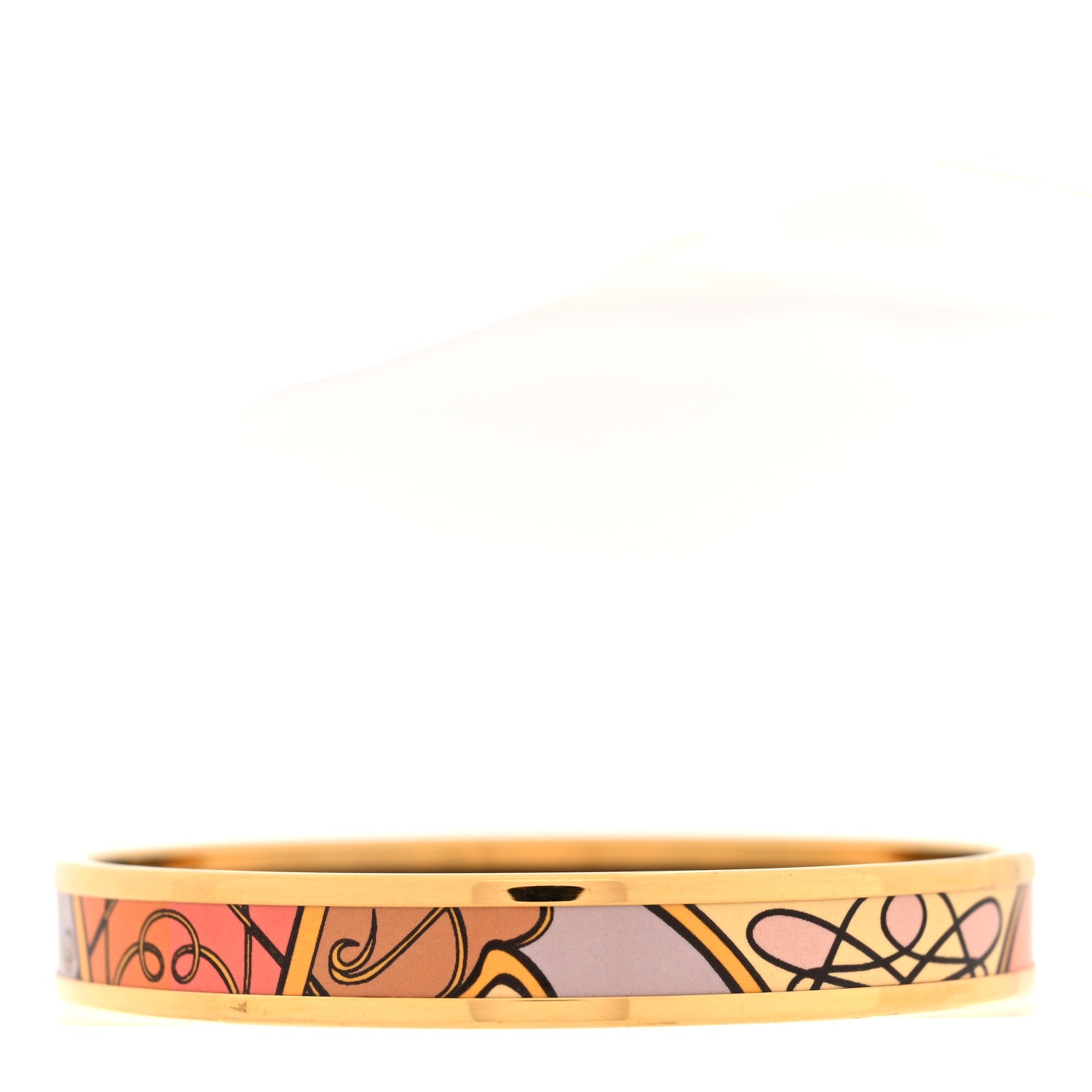Enamel Printed Narrow Coup De Fouet Bracelet 62