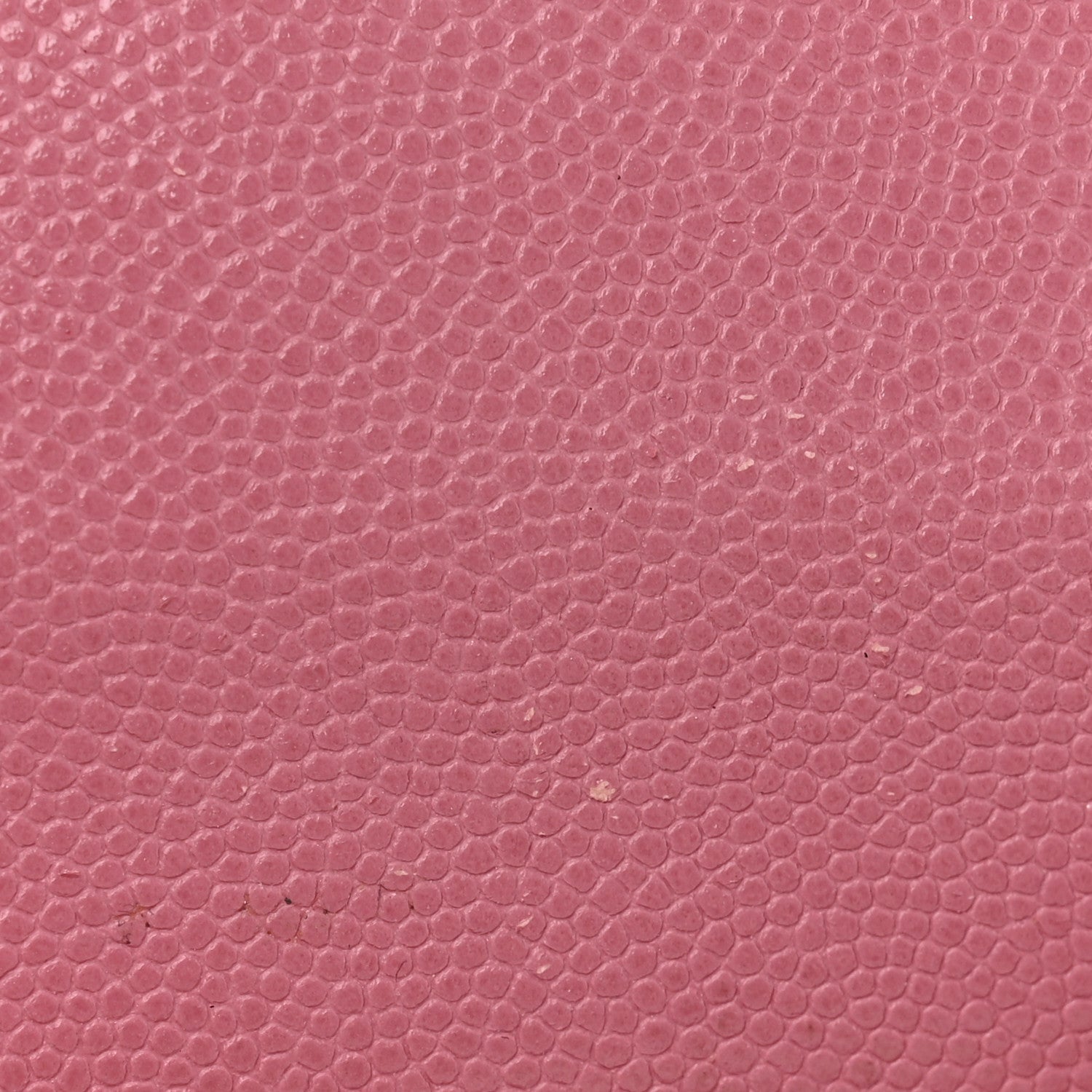 Caviar Quilted Textured CC Small Tri-Fold Flap Wallet Pink