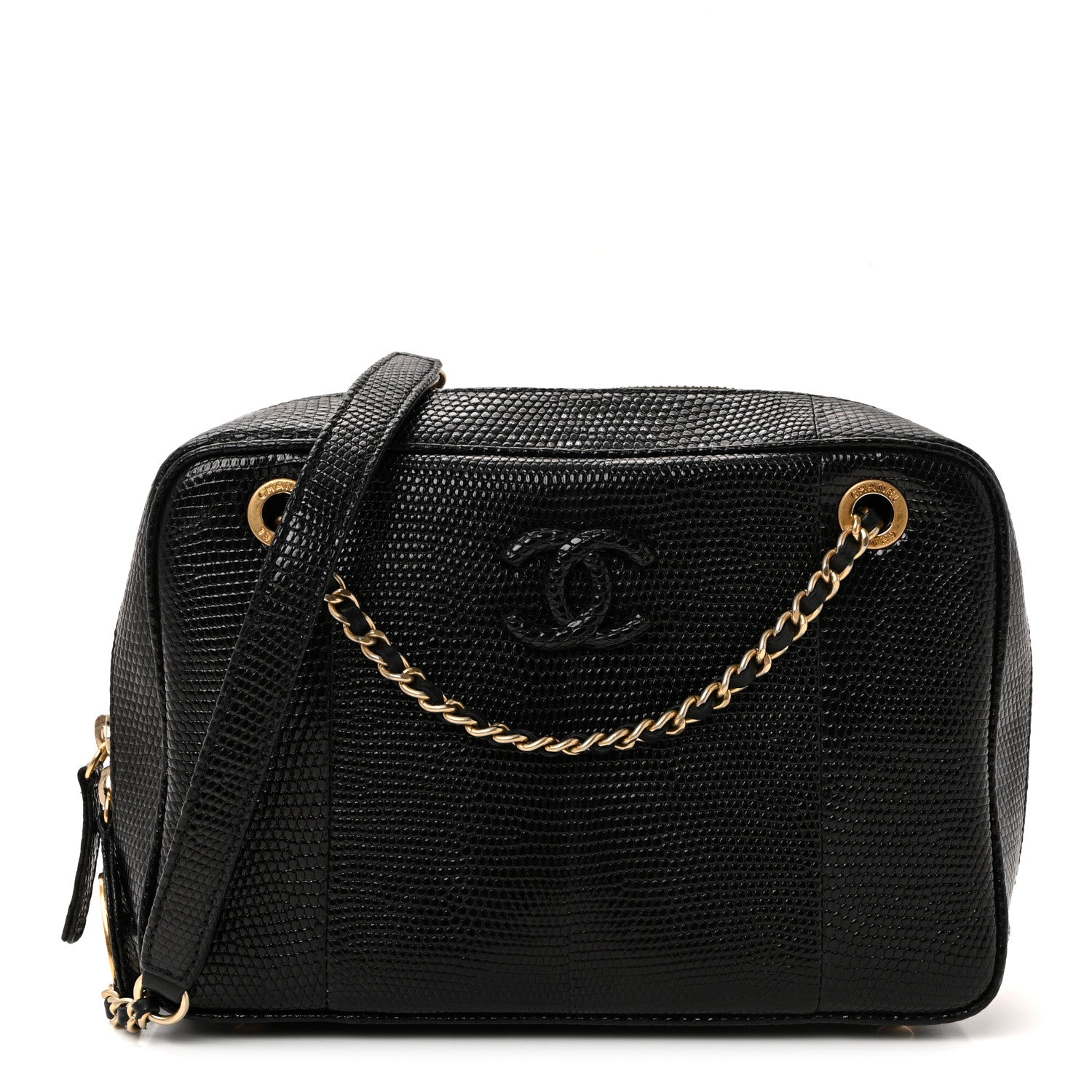 Lizard Coco Vintage Camera Case Black