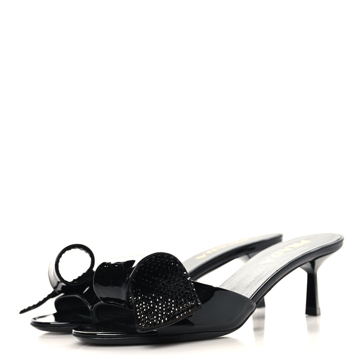 Vernice Crystal Bow Pumps 39 Black