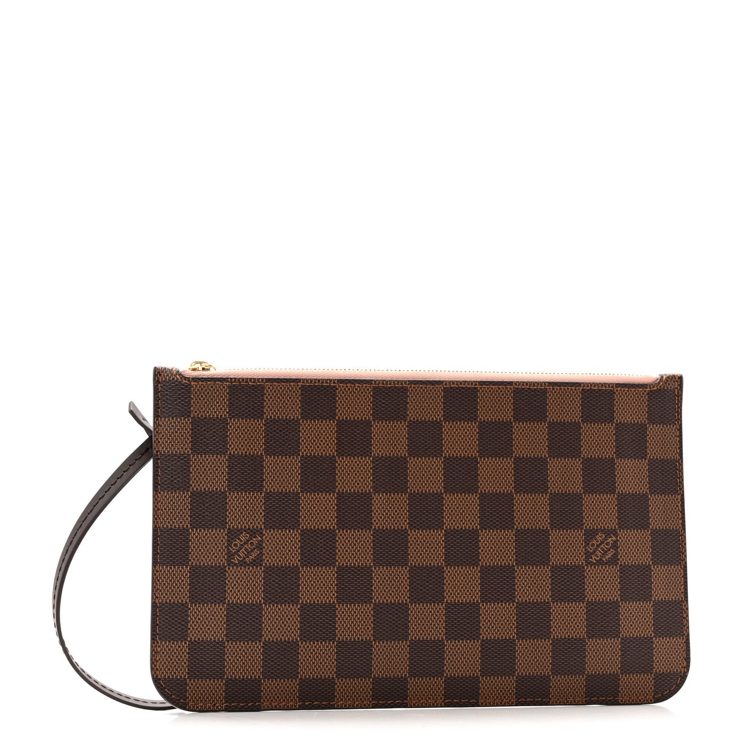Damier Ebene Neverfull MM GM Pochette Rose Ballerine