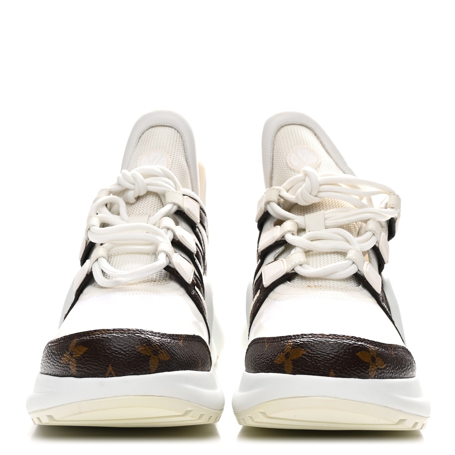 Patent Monogram LV Archlight Sneakers 40 White