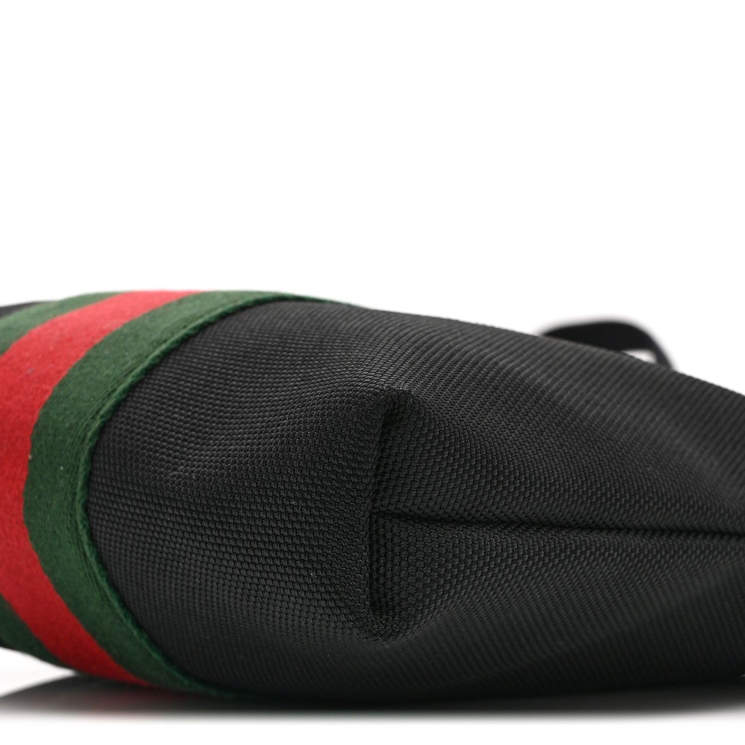 Canvas Web Messenger Bag Black