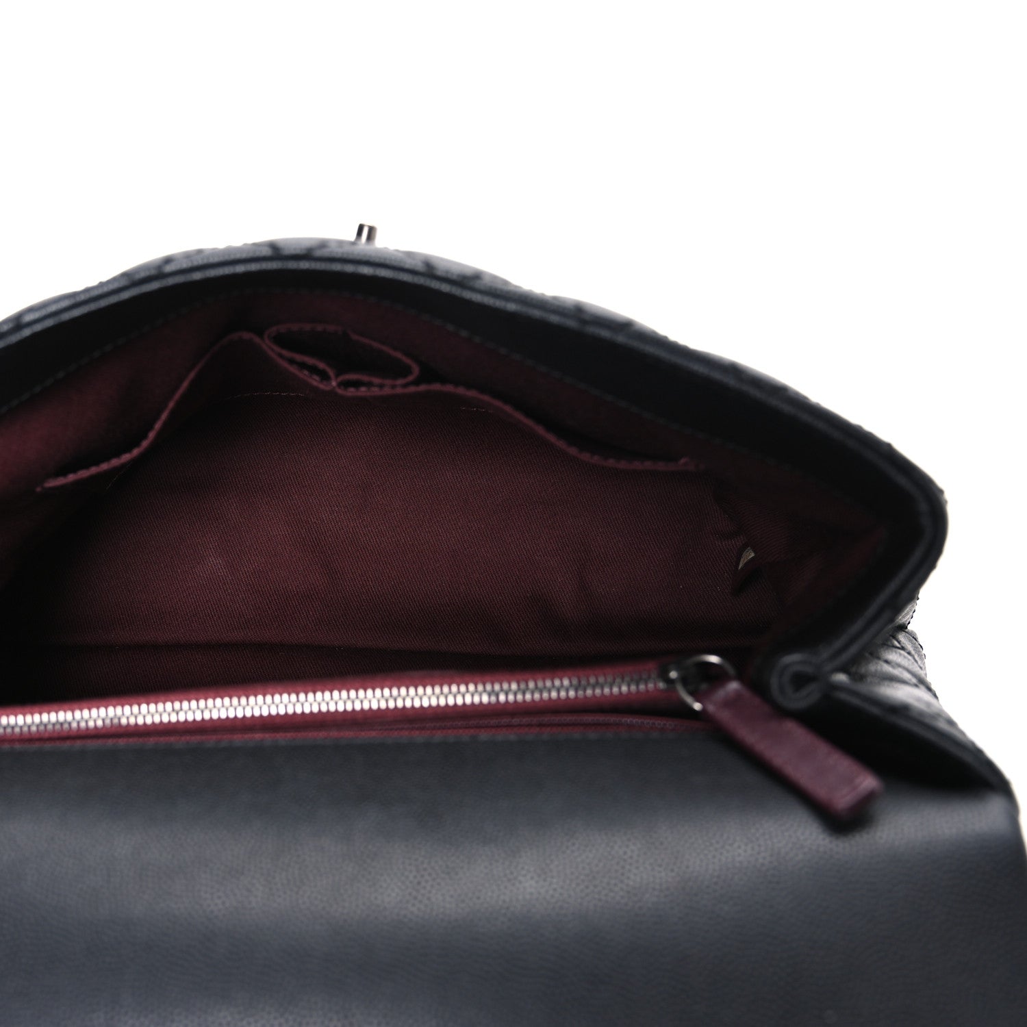 Caviar Quilted Medium Coco Handle Flap Black