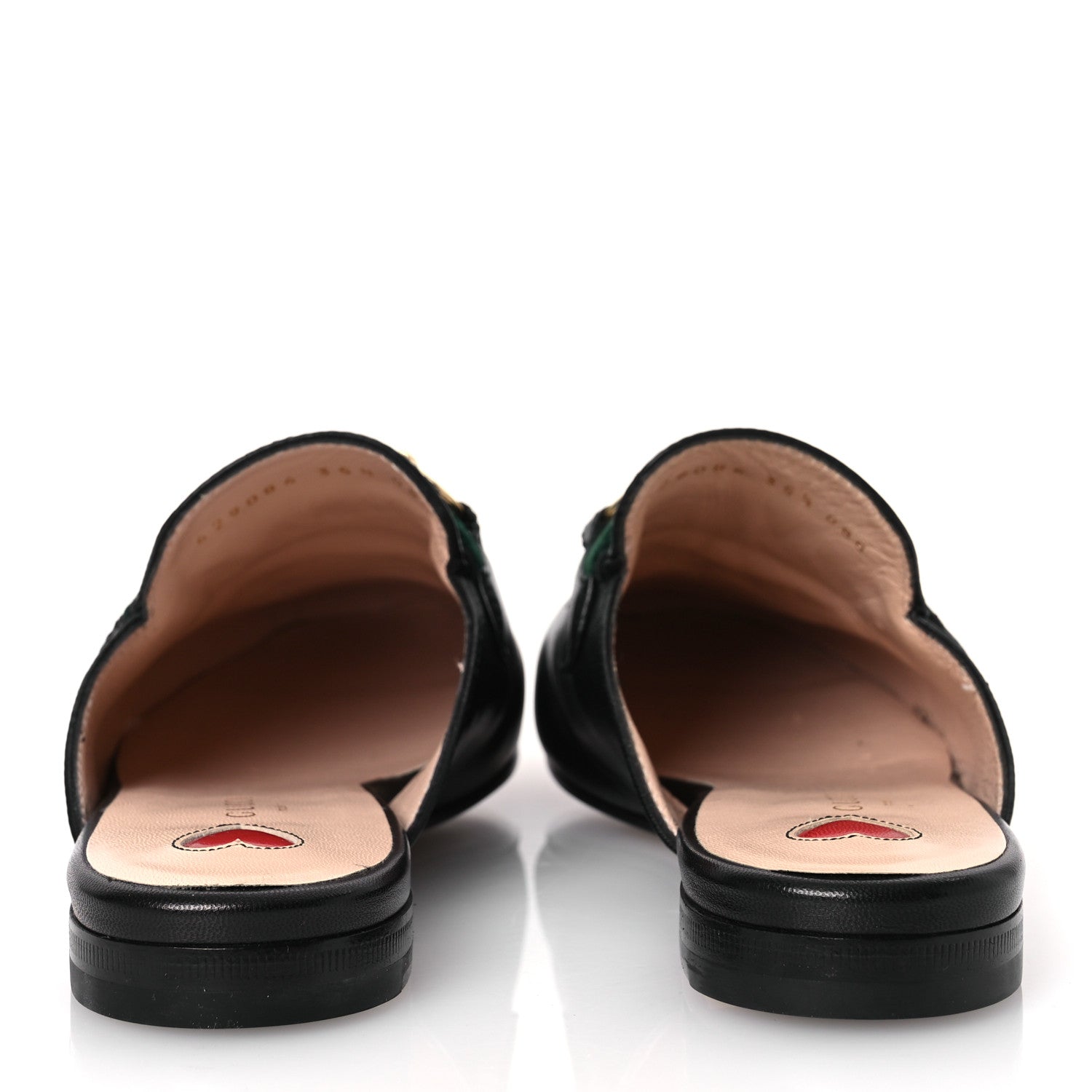 Calfskin Womens Princetown Slippers 35.5 Black