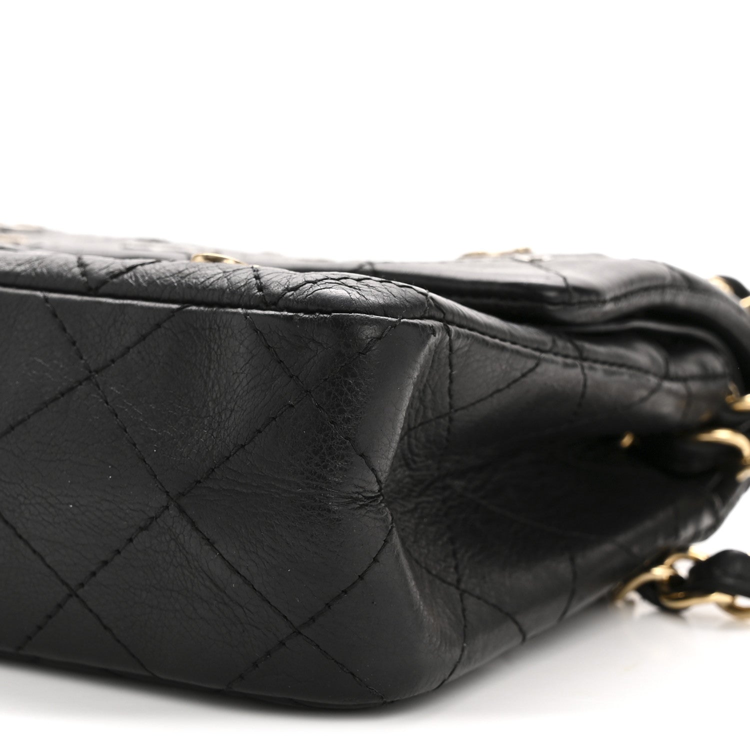 Calfskin CC Punk 2.55 Reissue 224 Flap Black