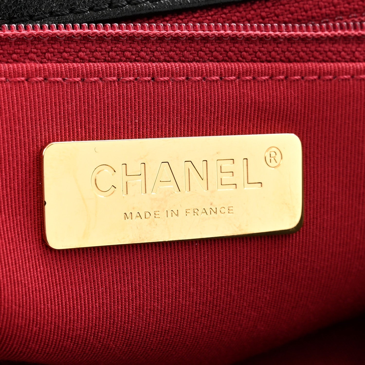 Goatskin Quilted Large Chanel 19 Flap Black