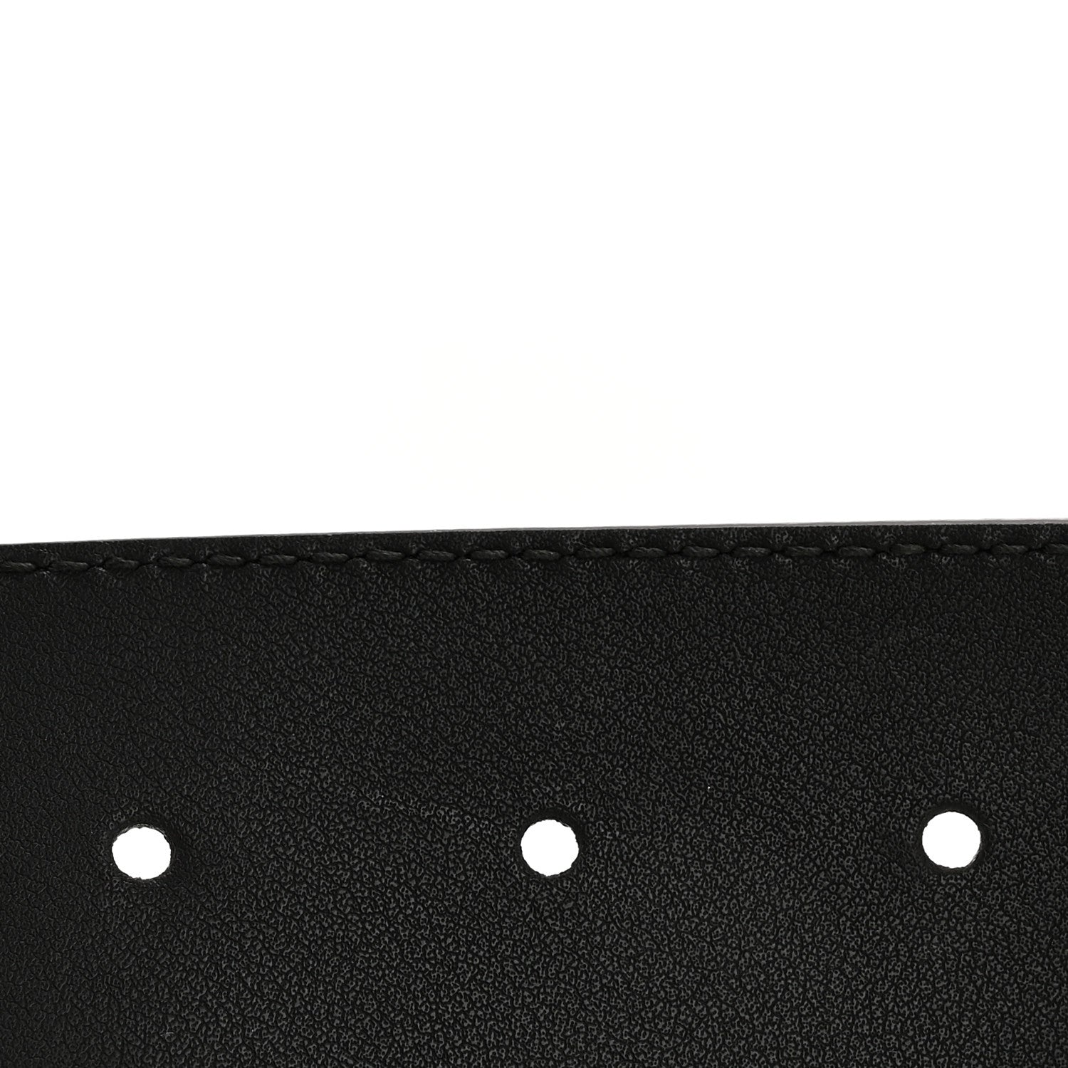 Moon Calfskin Torchon Double G 70 28 Belt Black