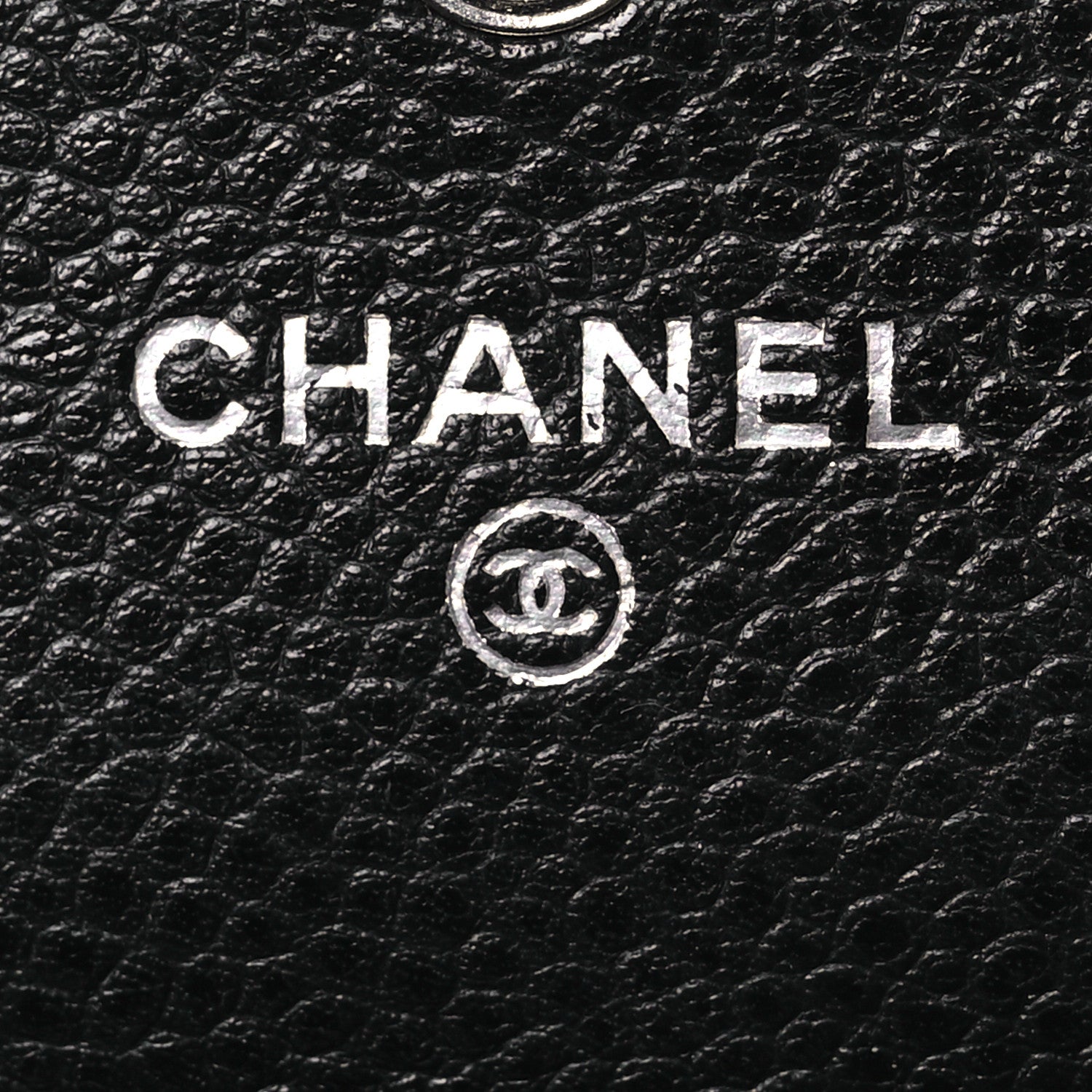 Caviar Quilted Large Gusset Flap Wallet Black