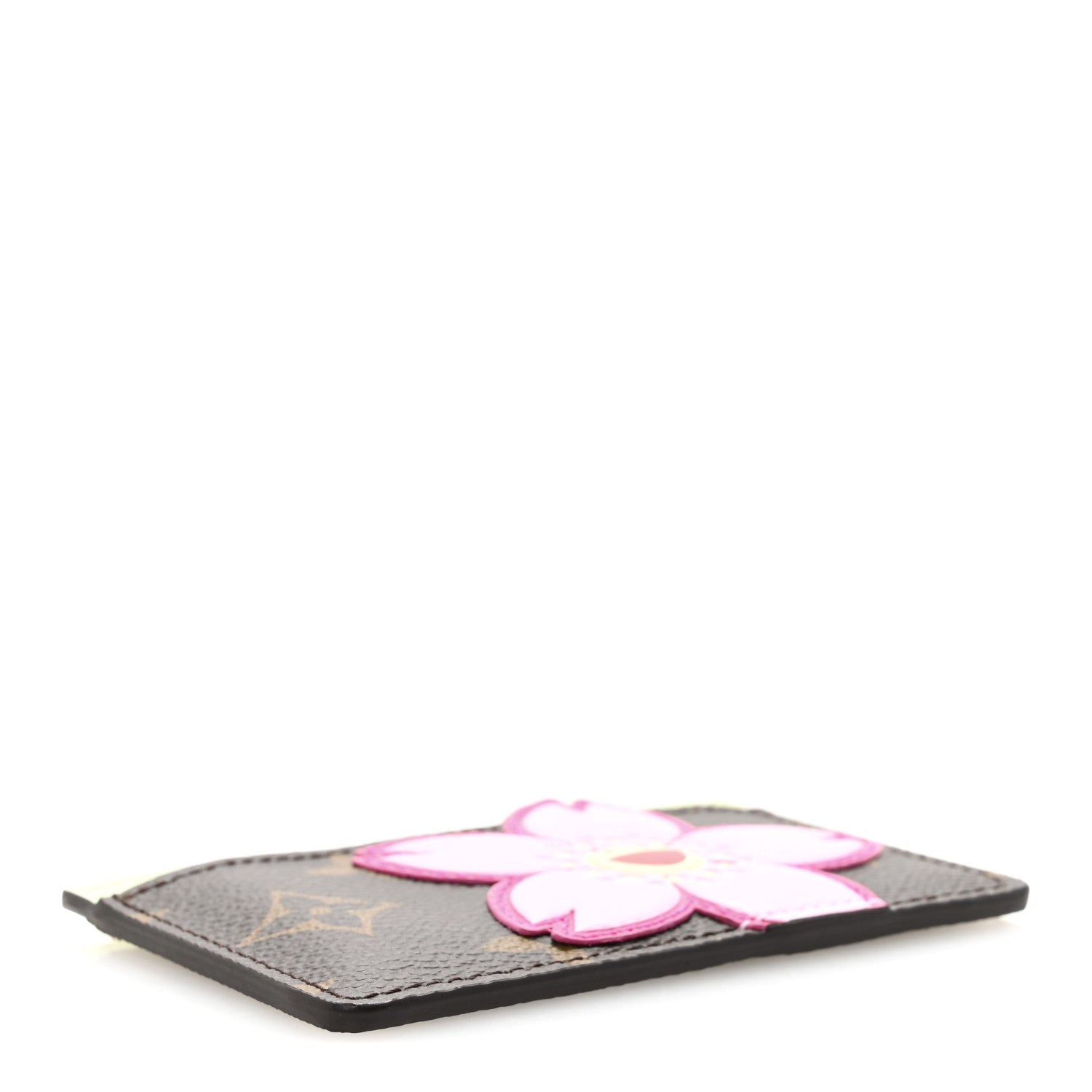LV X TM Monogram Cherry Blossom Card Holder Sakura Brown