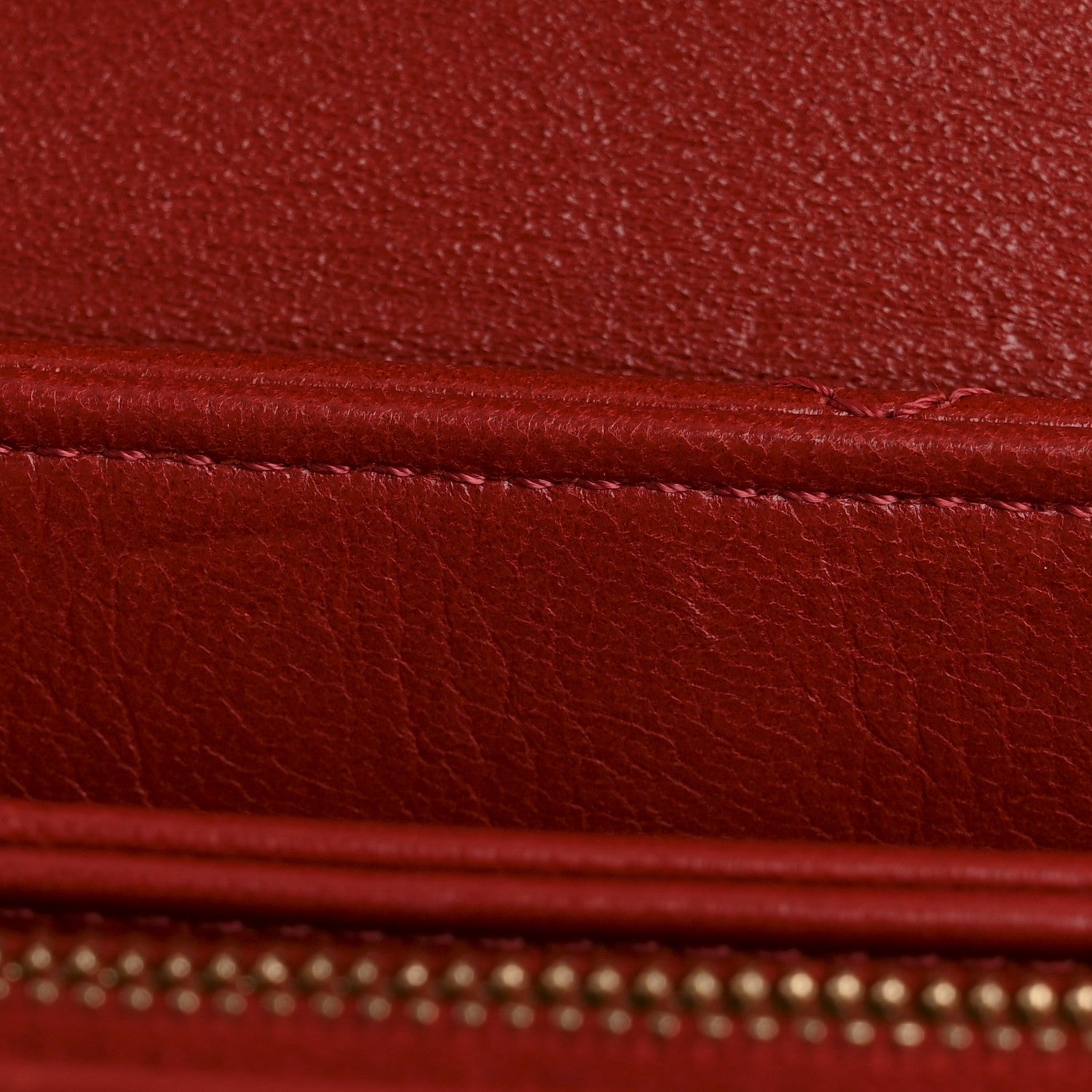 Lambskin Chevron Stitched Envelope Flap Bag Red