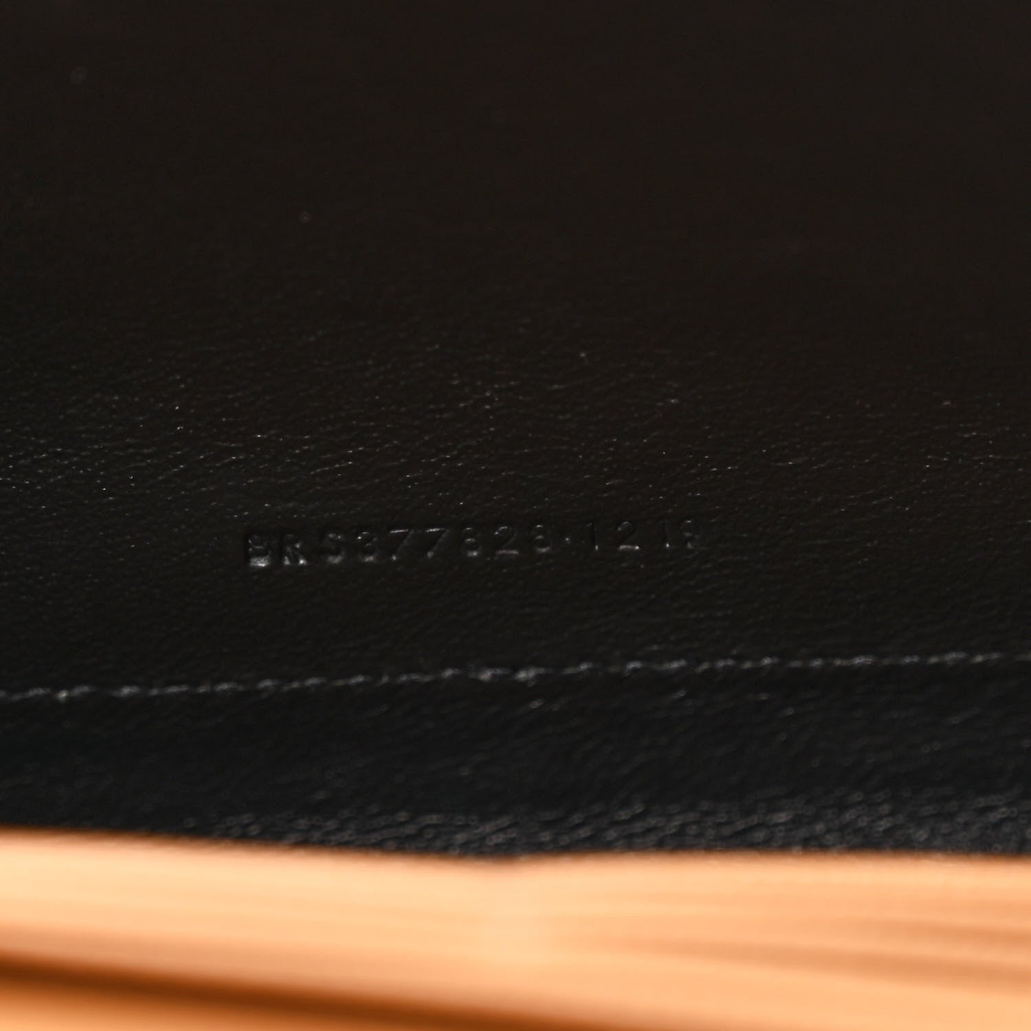 Grain De Poudre Matelasse Chevron Monogram Chain Wallet Dune
