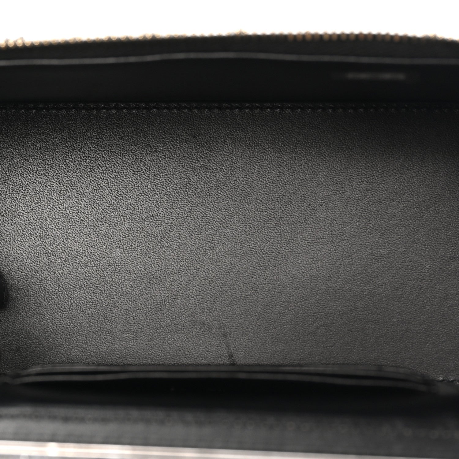 Tweed Pearl Crush Small Vanity Case With Chain Black White